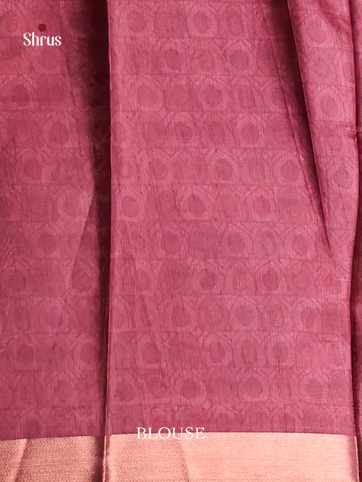 Maroon & Cream - Semi matka Saree