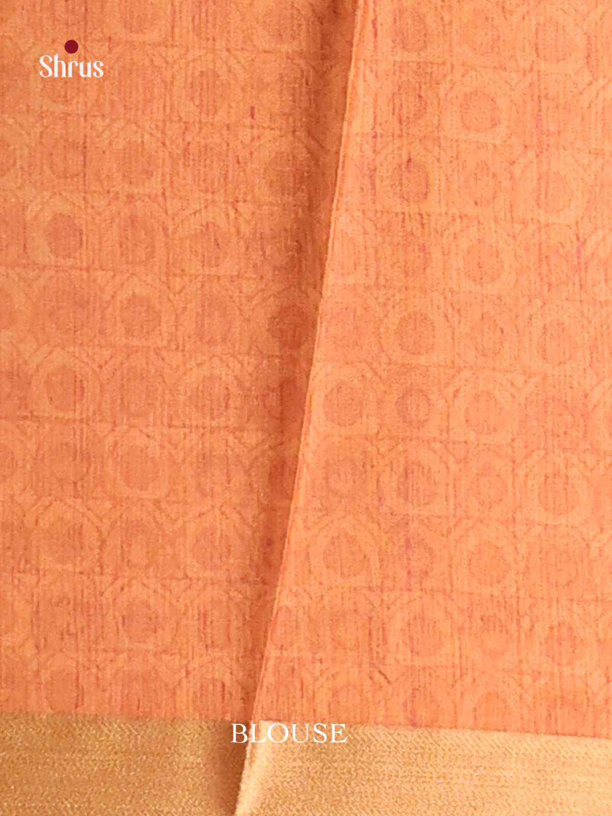 Rust - Semi matka Saree