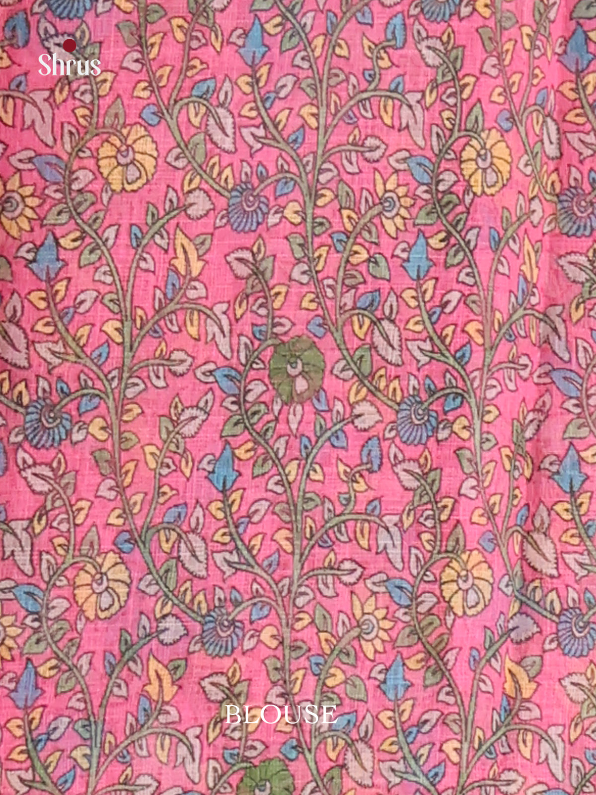 Green & Pink - Linen Cotton Saree