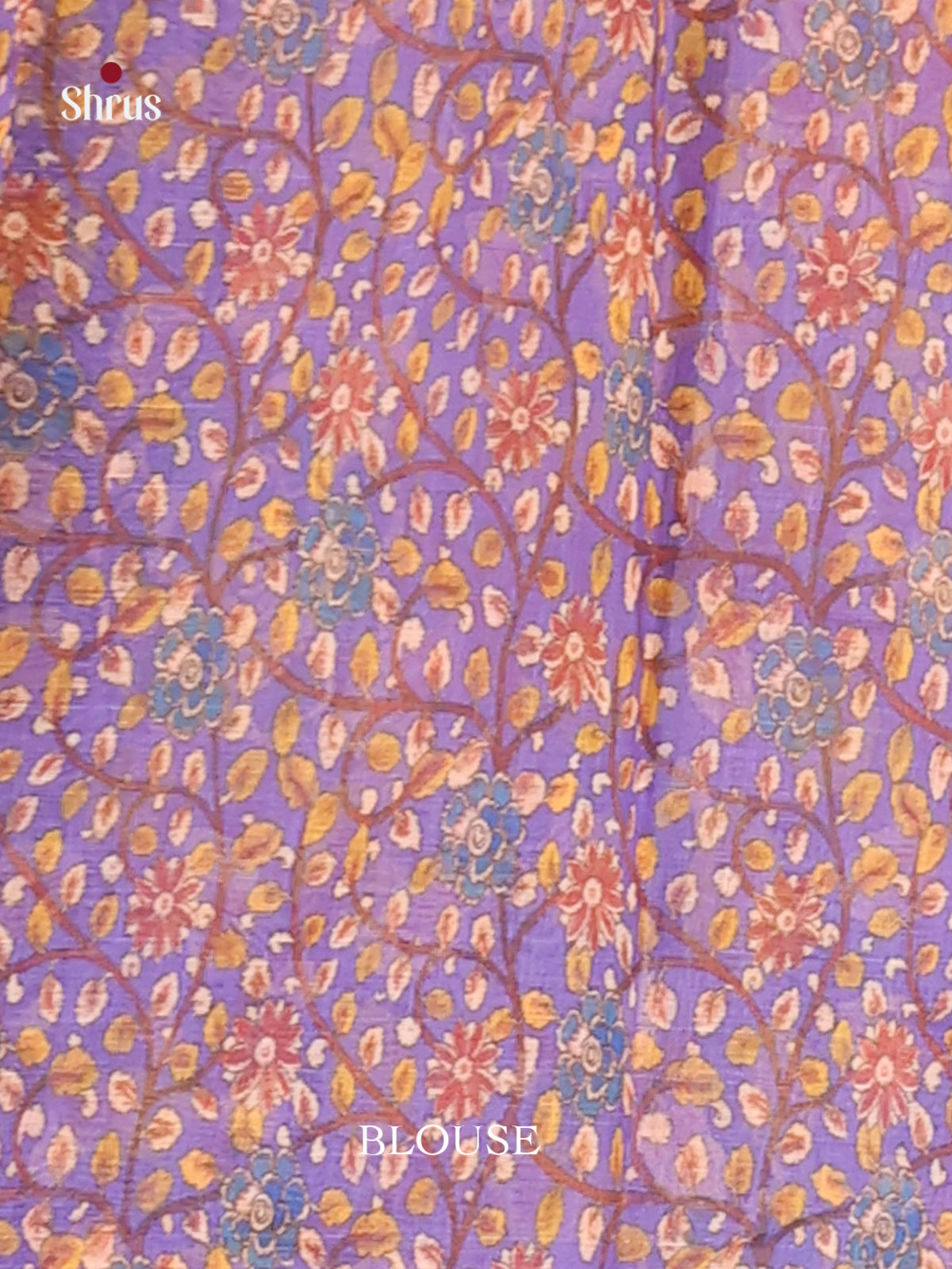 Cream & Purple - Linen Cotton Saree