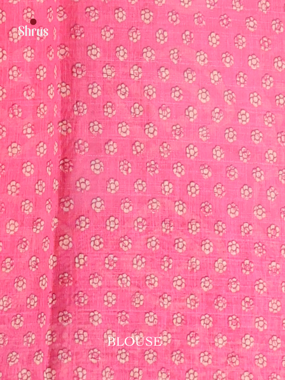 Blue & Pink - Linen Cotton Saree