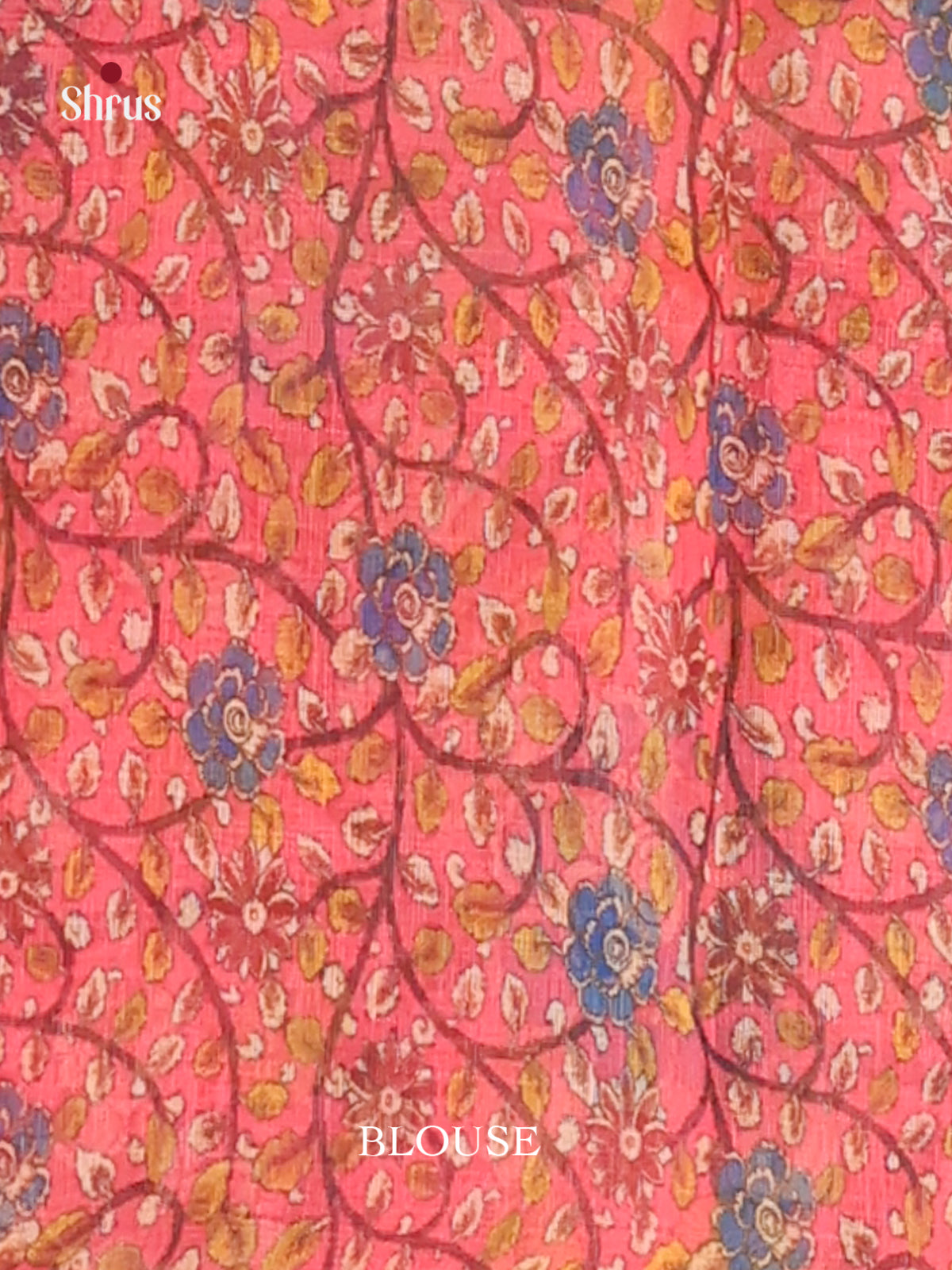 Gree & Pink- Linen Cotton Saree - Shop on Shrus.com