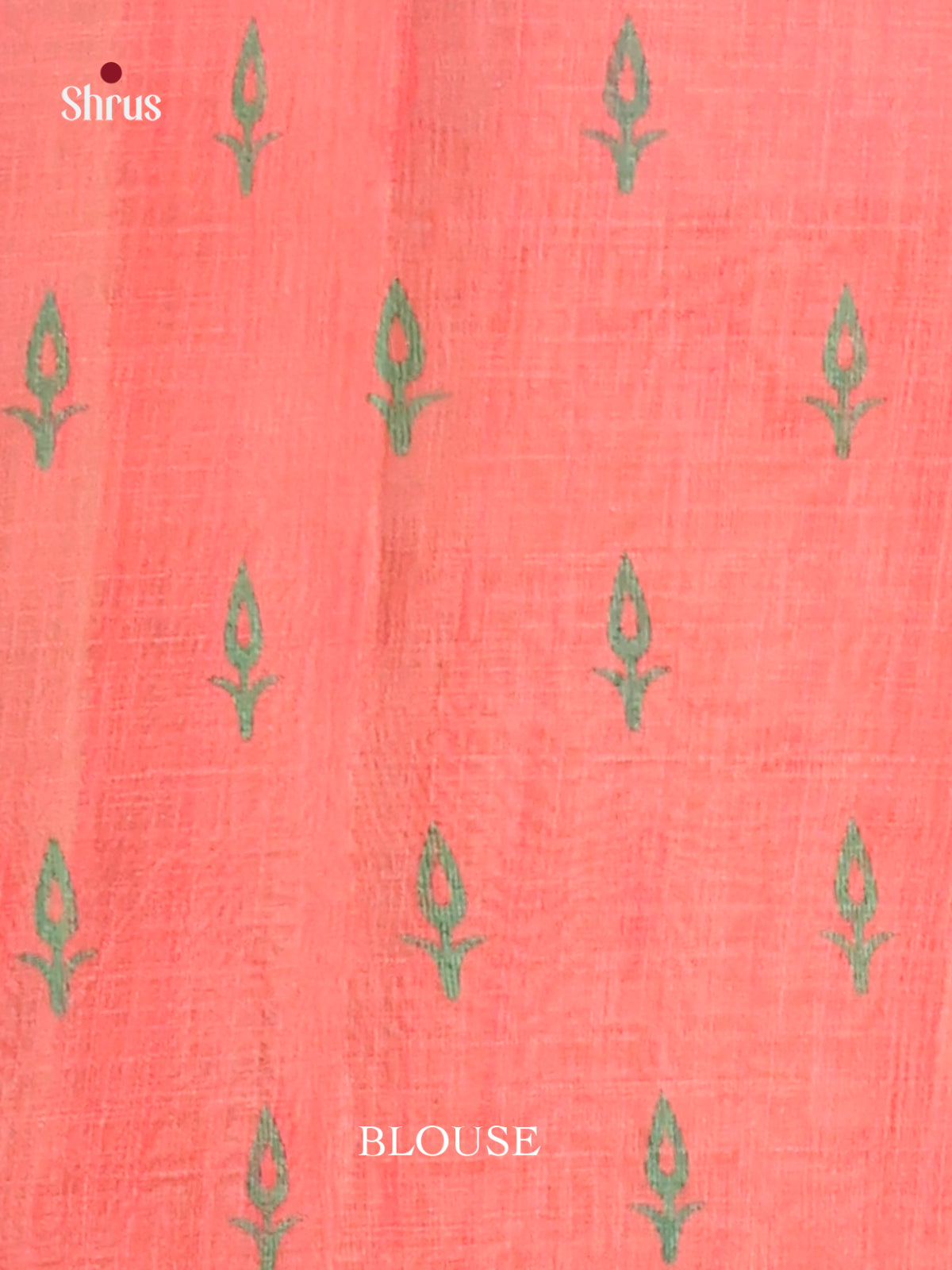 Green & Pink- Linen Cotton Saree