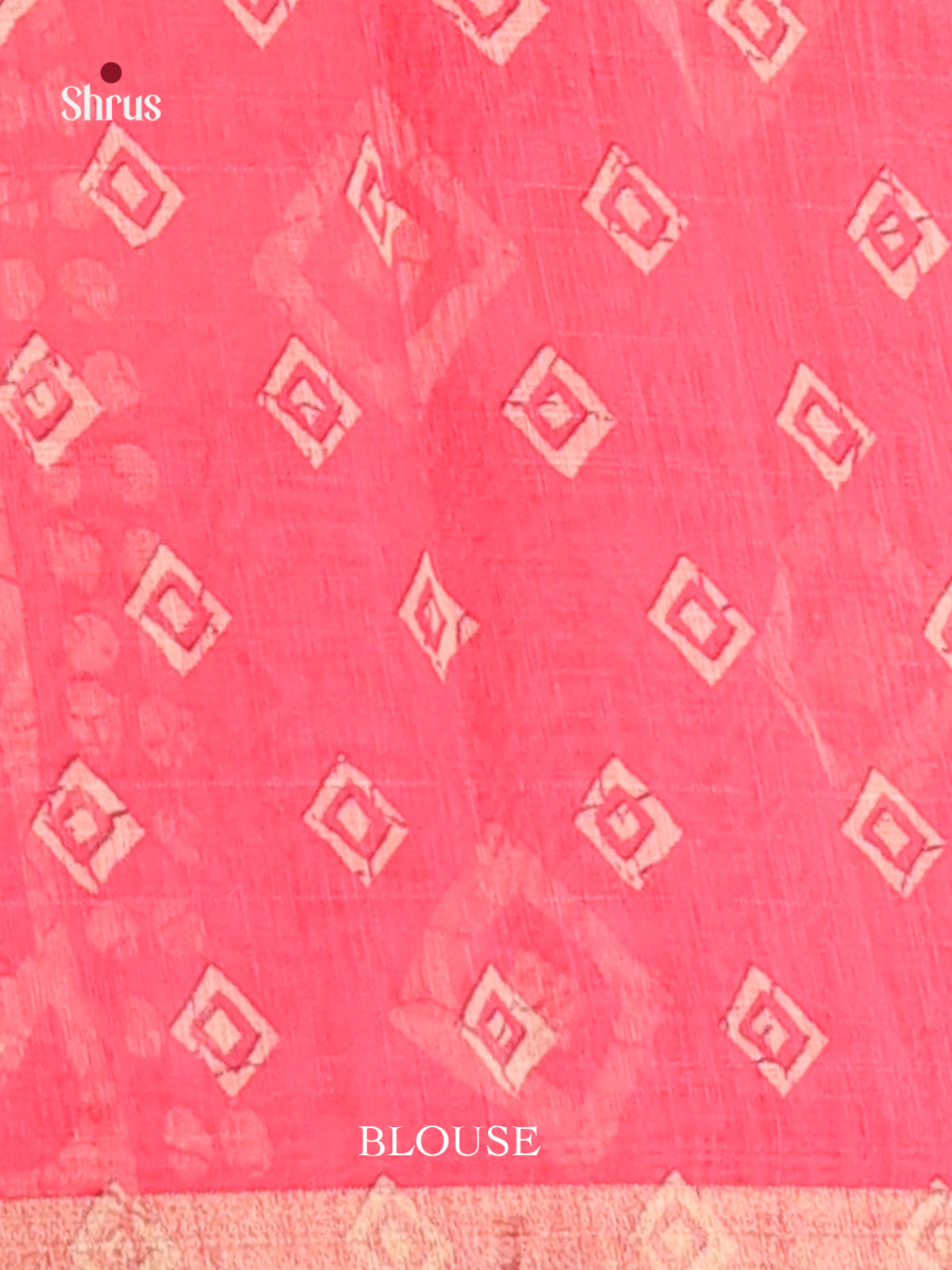 Blue & Pink - Linen Cotton Saree
