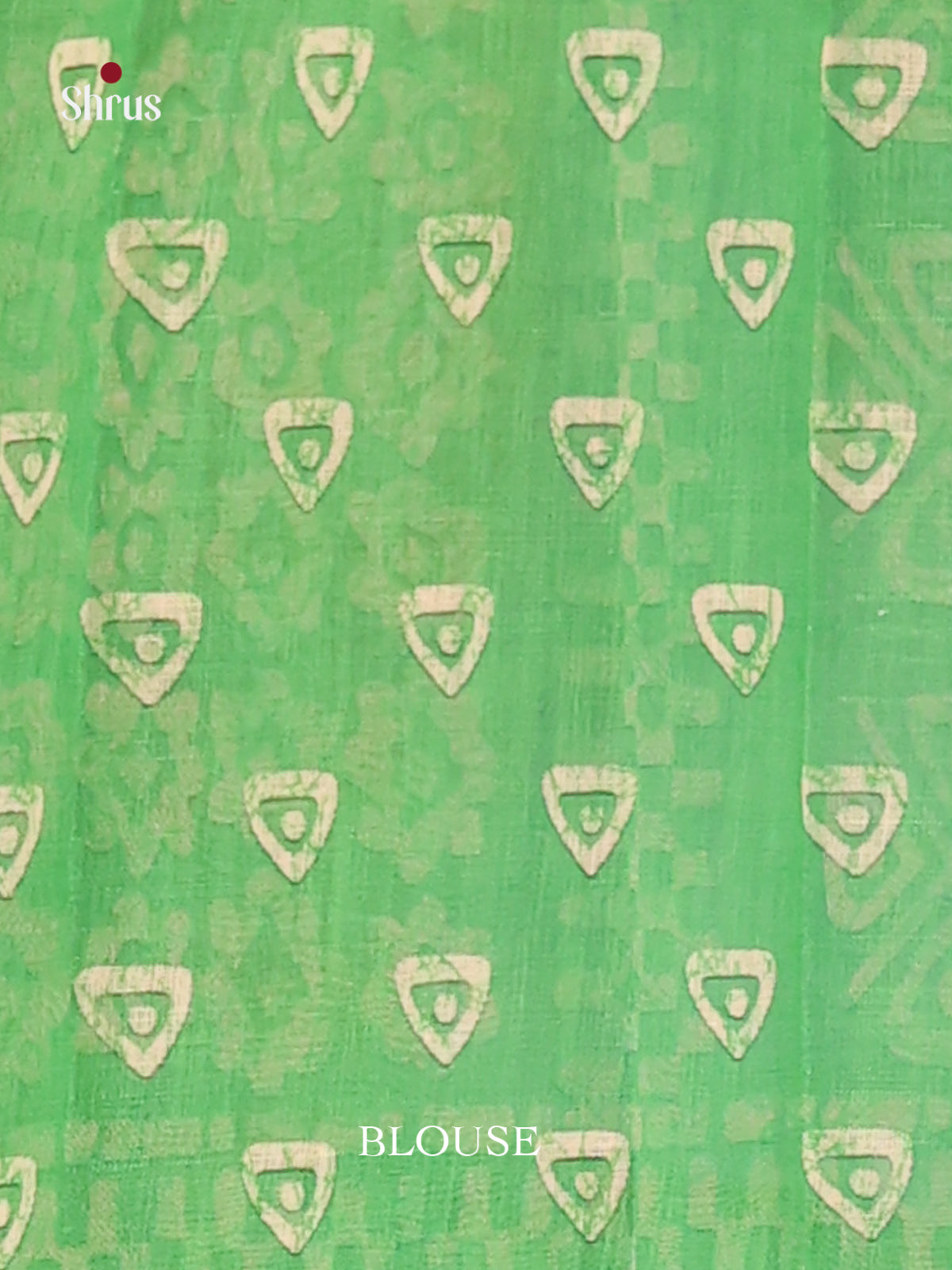 Pink & Green - Linen Cotton Saree - Shop on Shrus.com