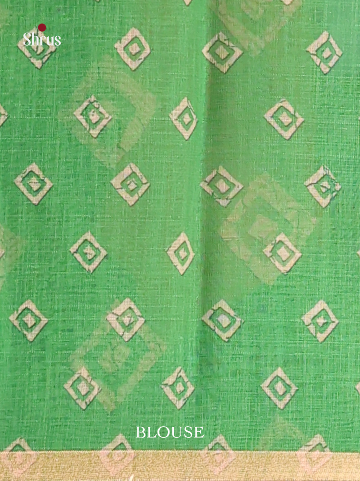 Purple & Green - Linen Cotton Saree