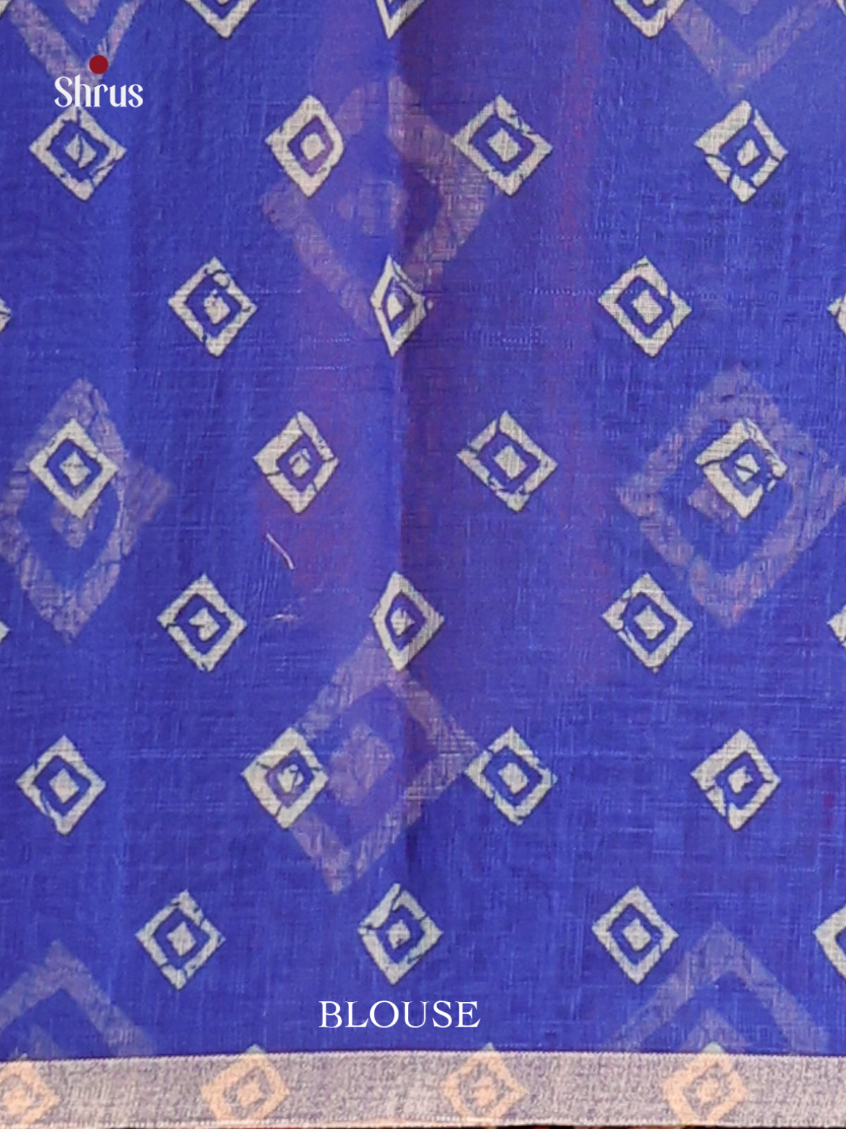 Mustard & Blue - Linen Cotton Saree
