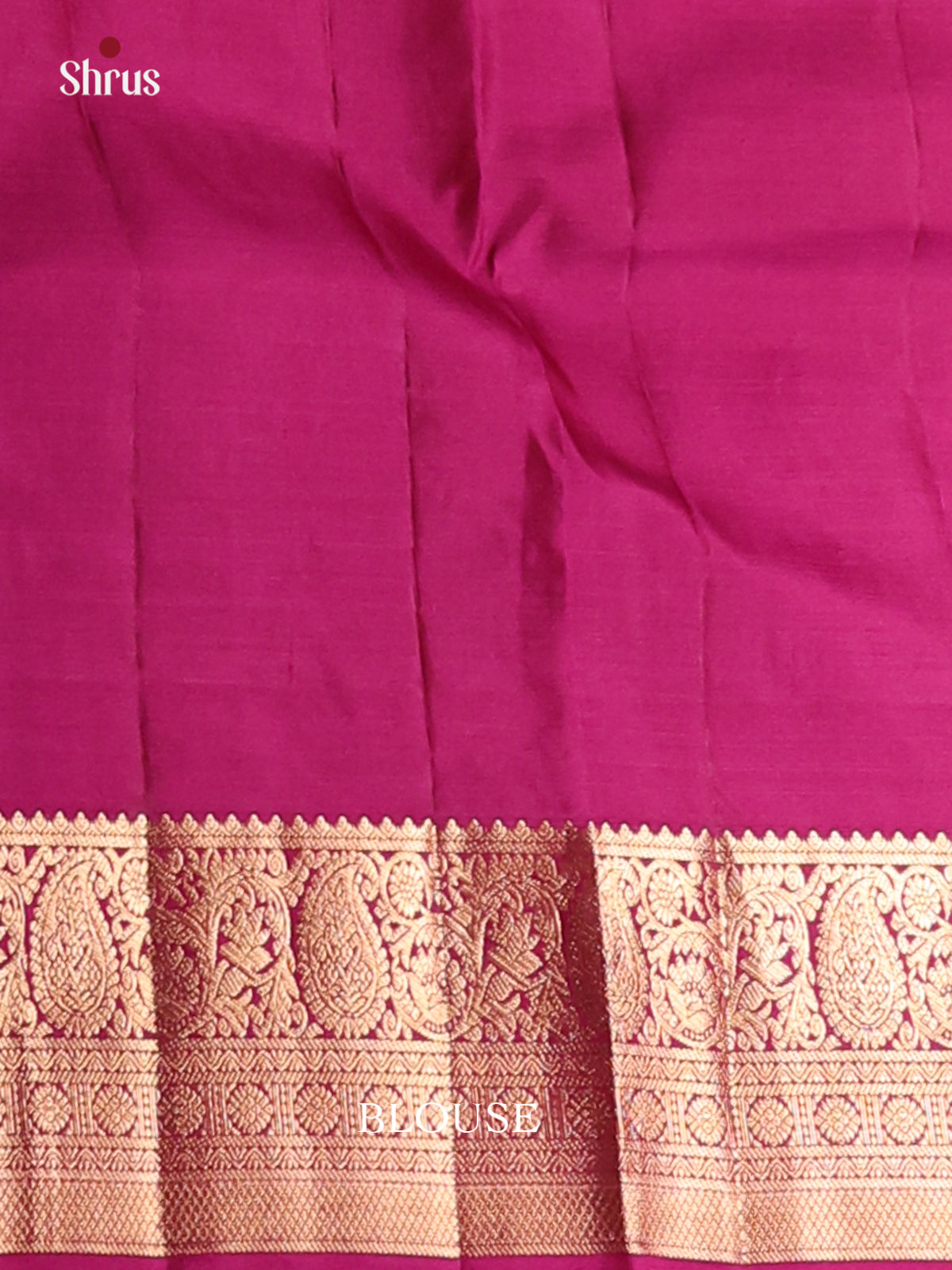 Beautiful Purple Single tone Kanchipuram Silk Saree blooms with gold zari floral buttas-2