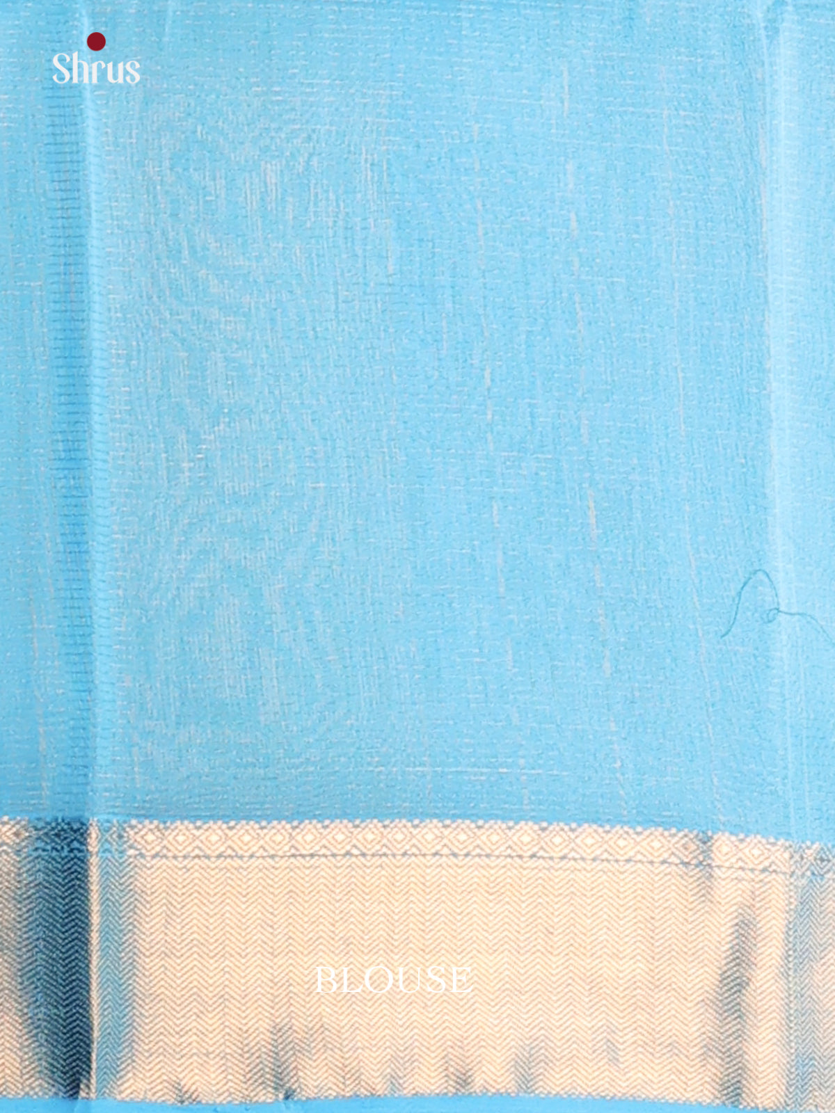 Pastel Blue(Single tone)- Maheshwari silkcotton Saree