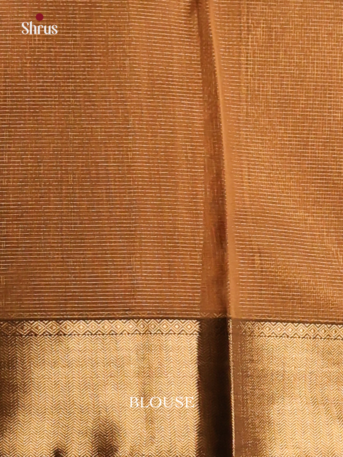 Gold(Single Tone)- Maheshwari silkcotton Saree - Shop on Shrus.com