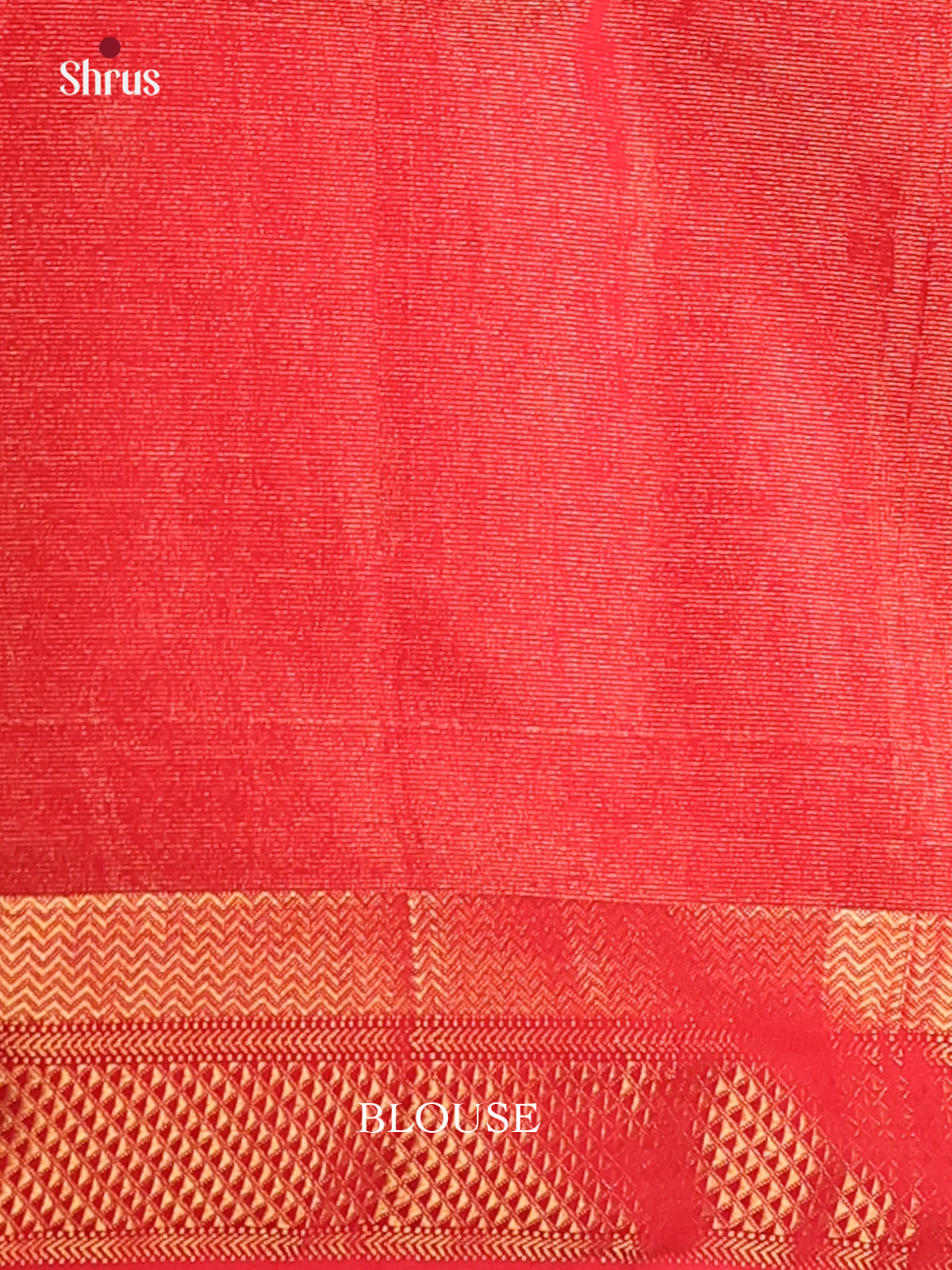 Red(Single Tone) - Maheshwari silkcotton Saree