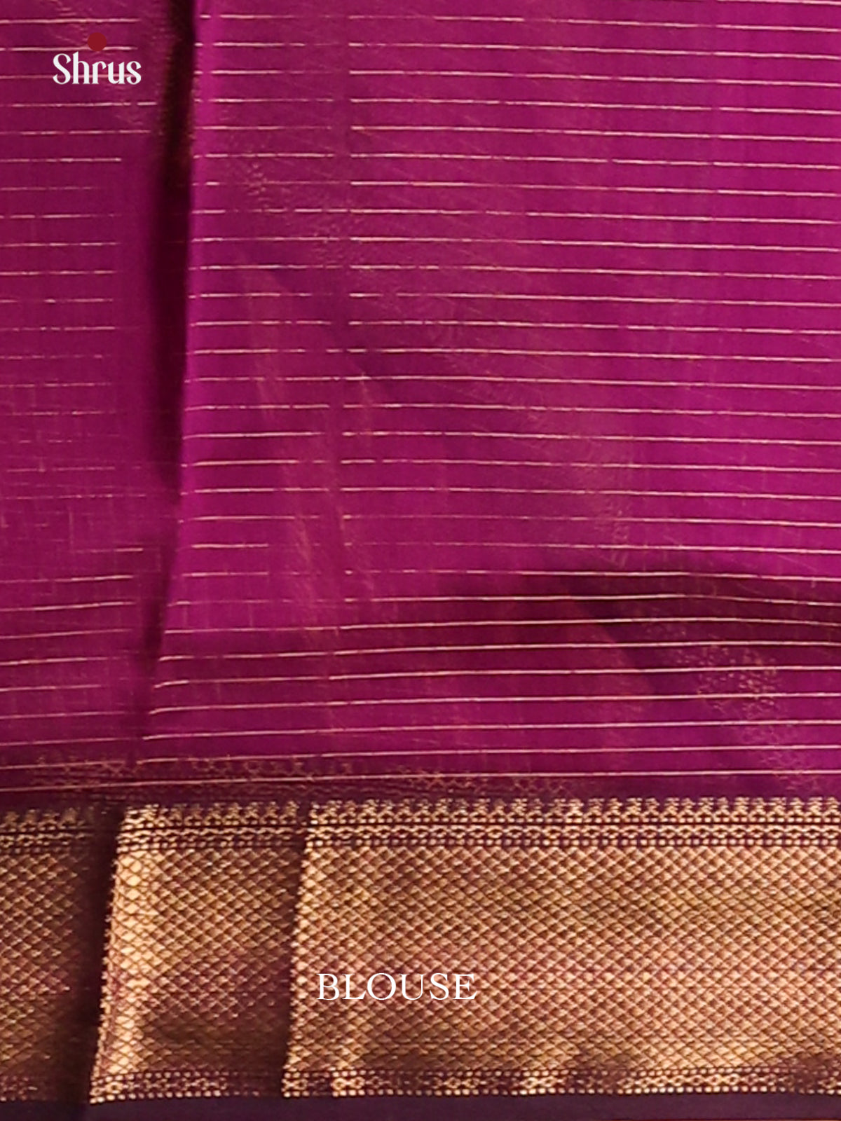 Purple(Single Tone) - Maheshwari silkcotton Saree - Shop on Shrus.com