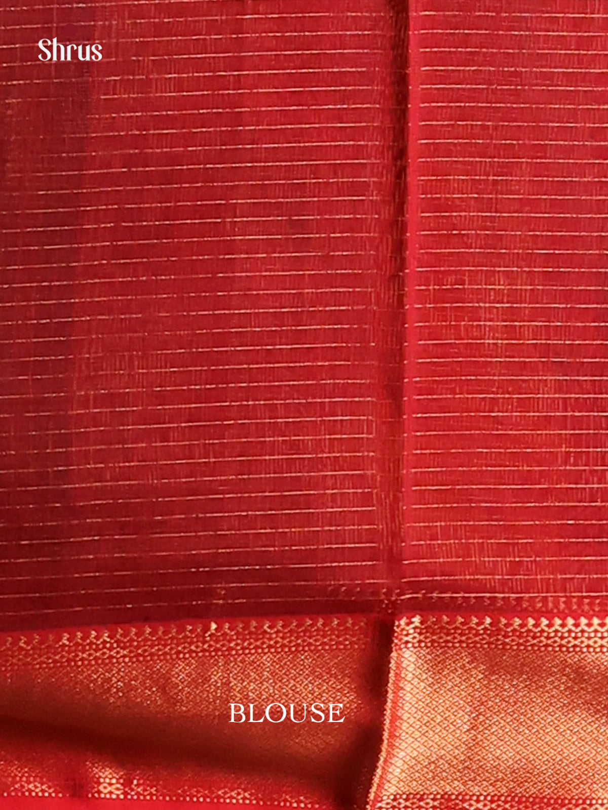 Peacock Green & Red - Maheshwari silkcotton Saree - Shop on Shrus.com