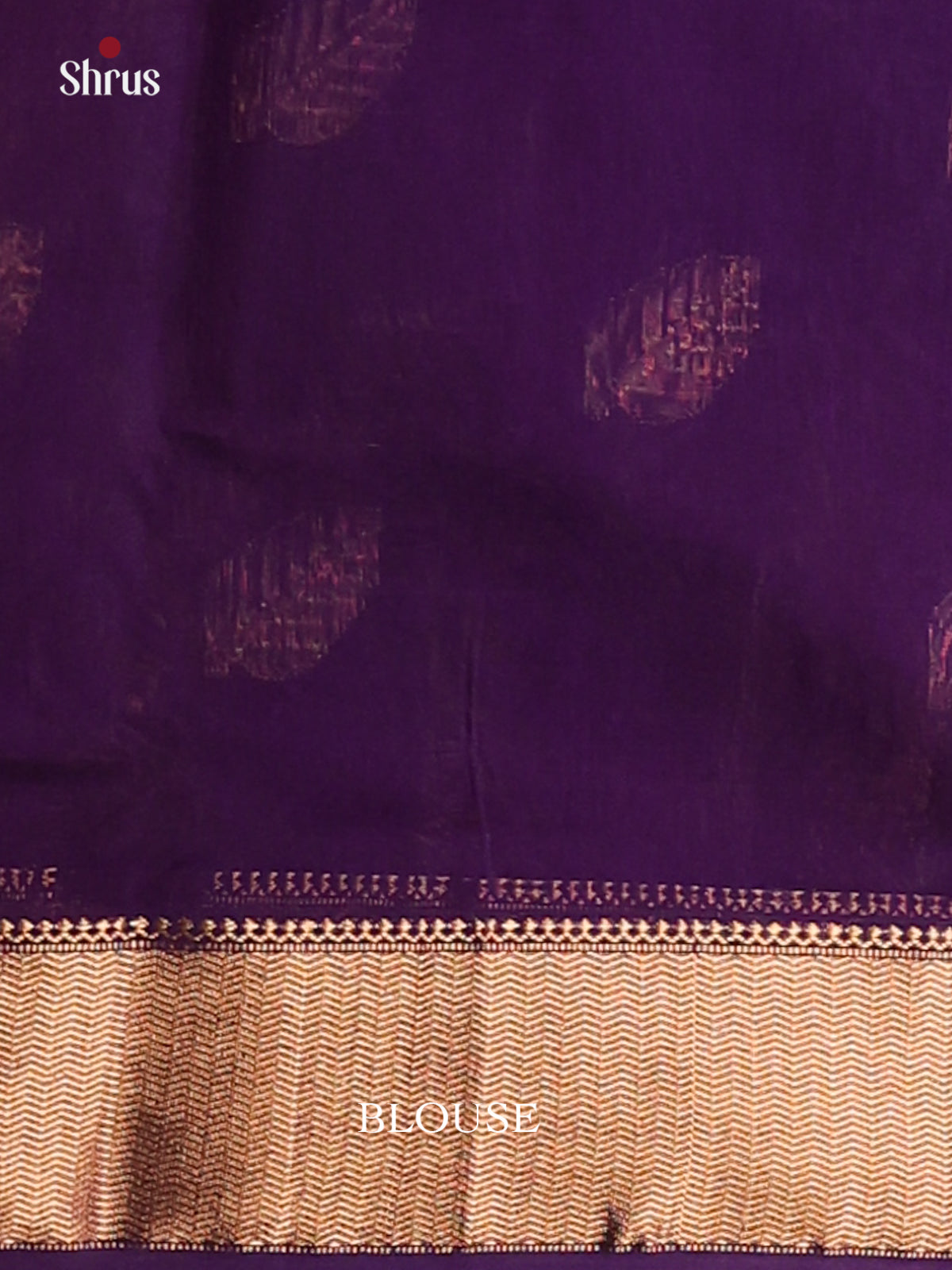 Green & Violet - Maheshwari silkcotton Saree - Shop on Shrus.com