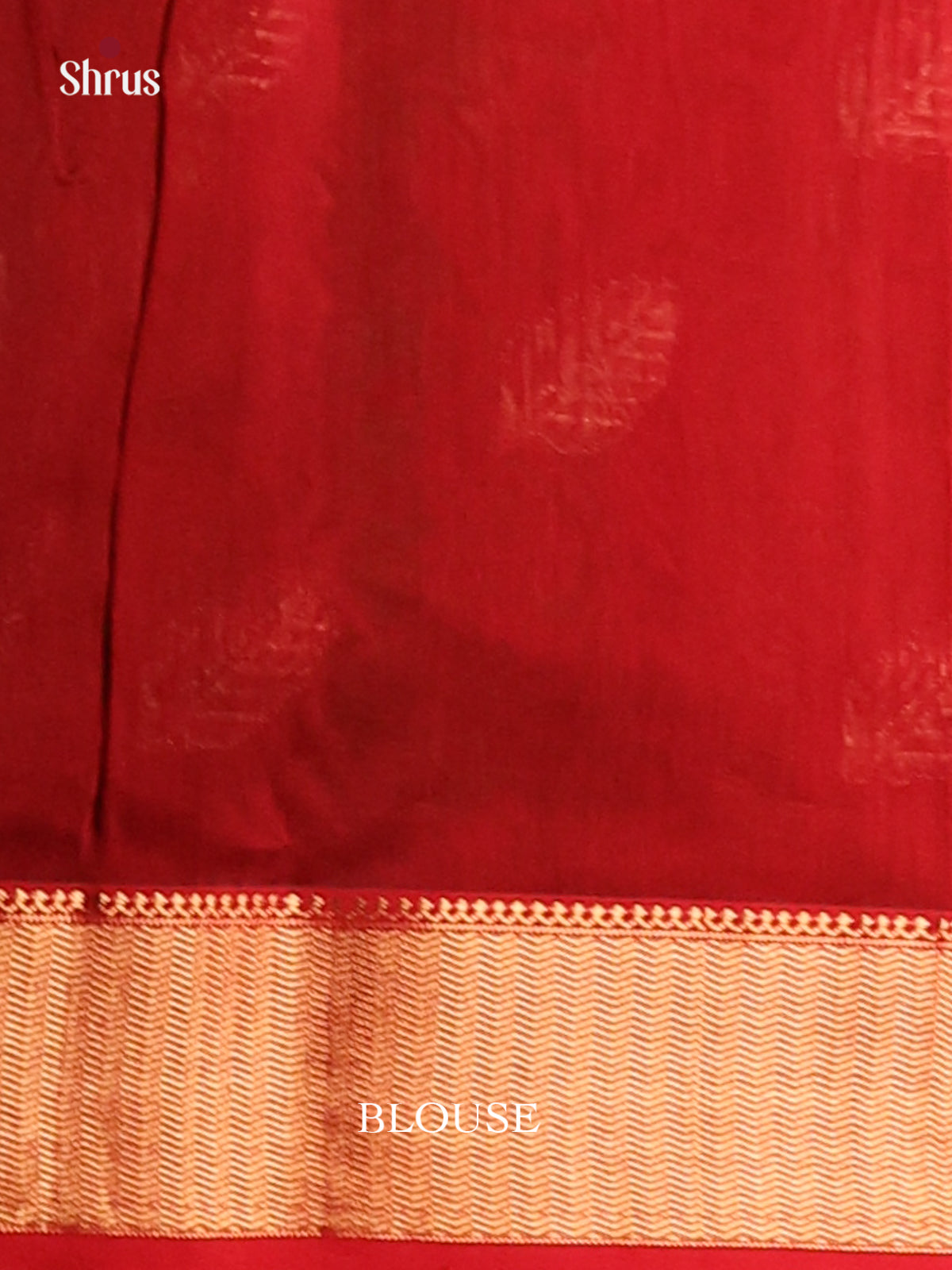 Green & Red - Maheshwari silkcotton Saree