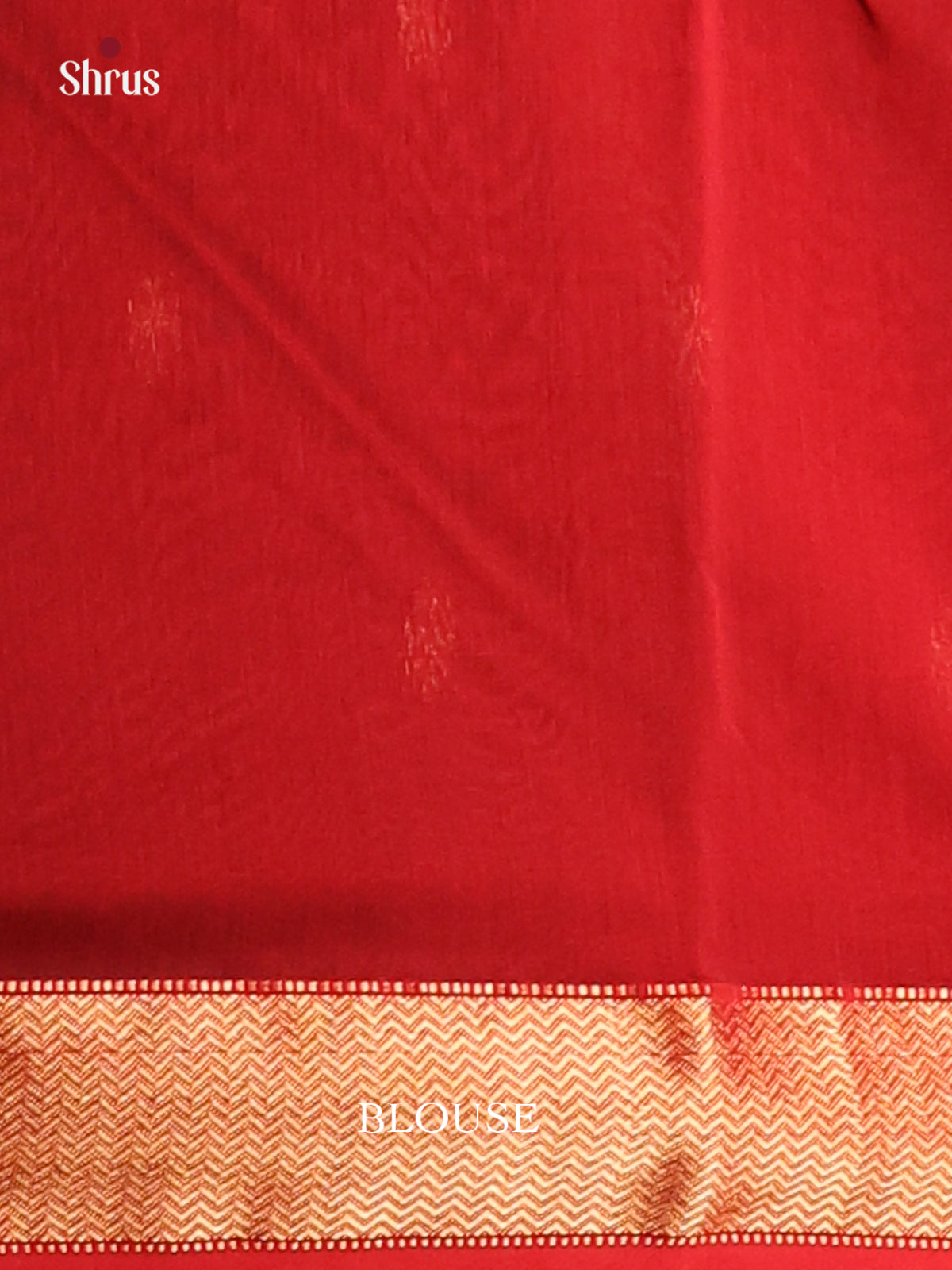 Green & Red - Maheshwari silkcotton Saree