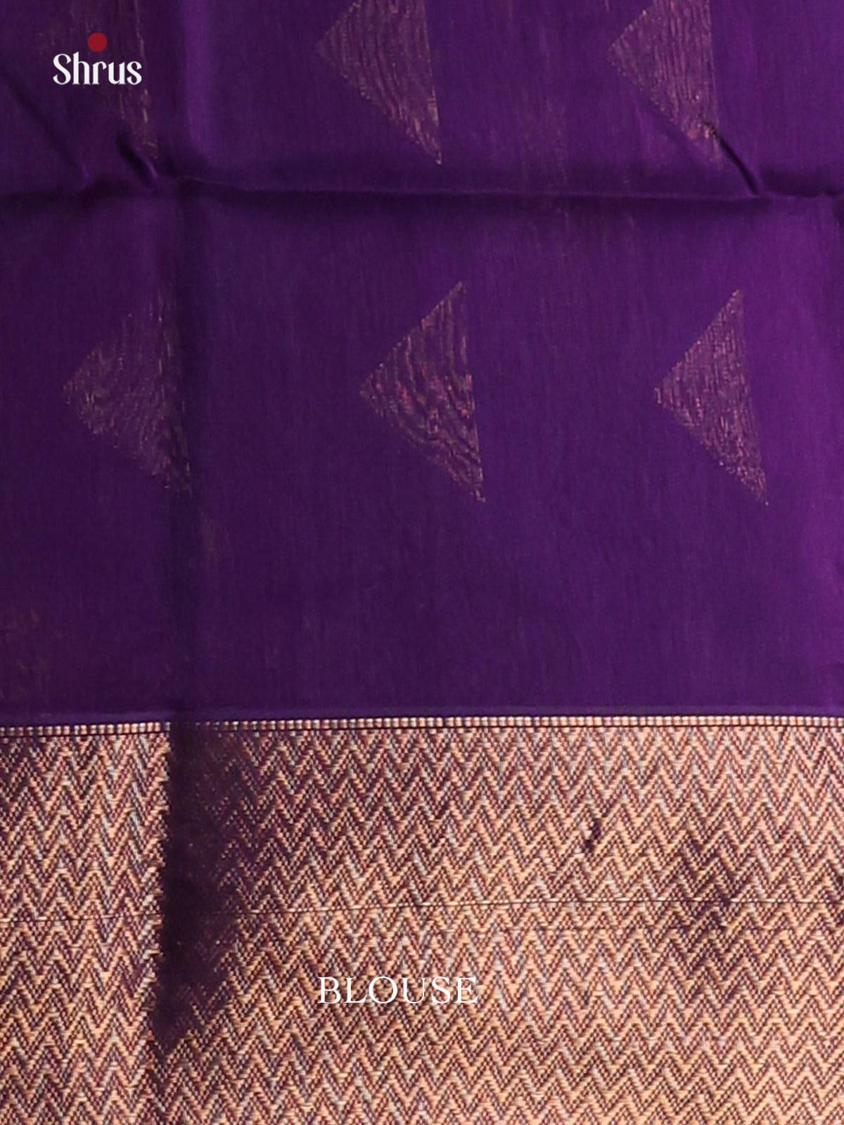 Peacock Green & Violet - Maheshwari silkcotton Saree
