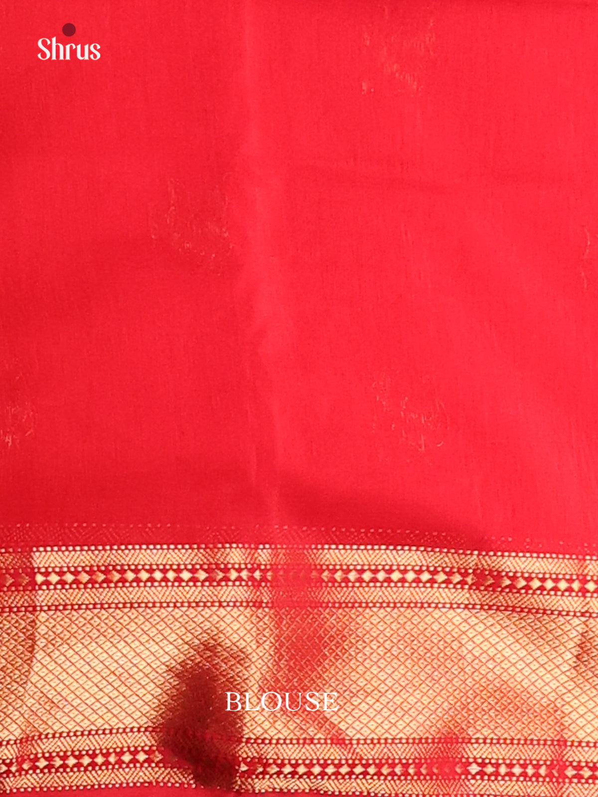 Yellow & Red- Maheshwari silkcotton Saree