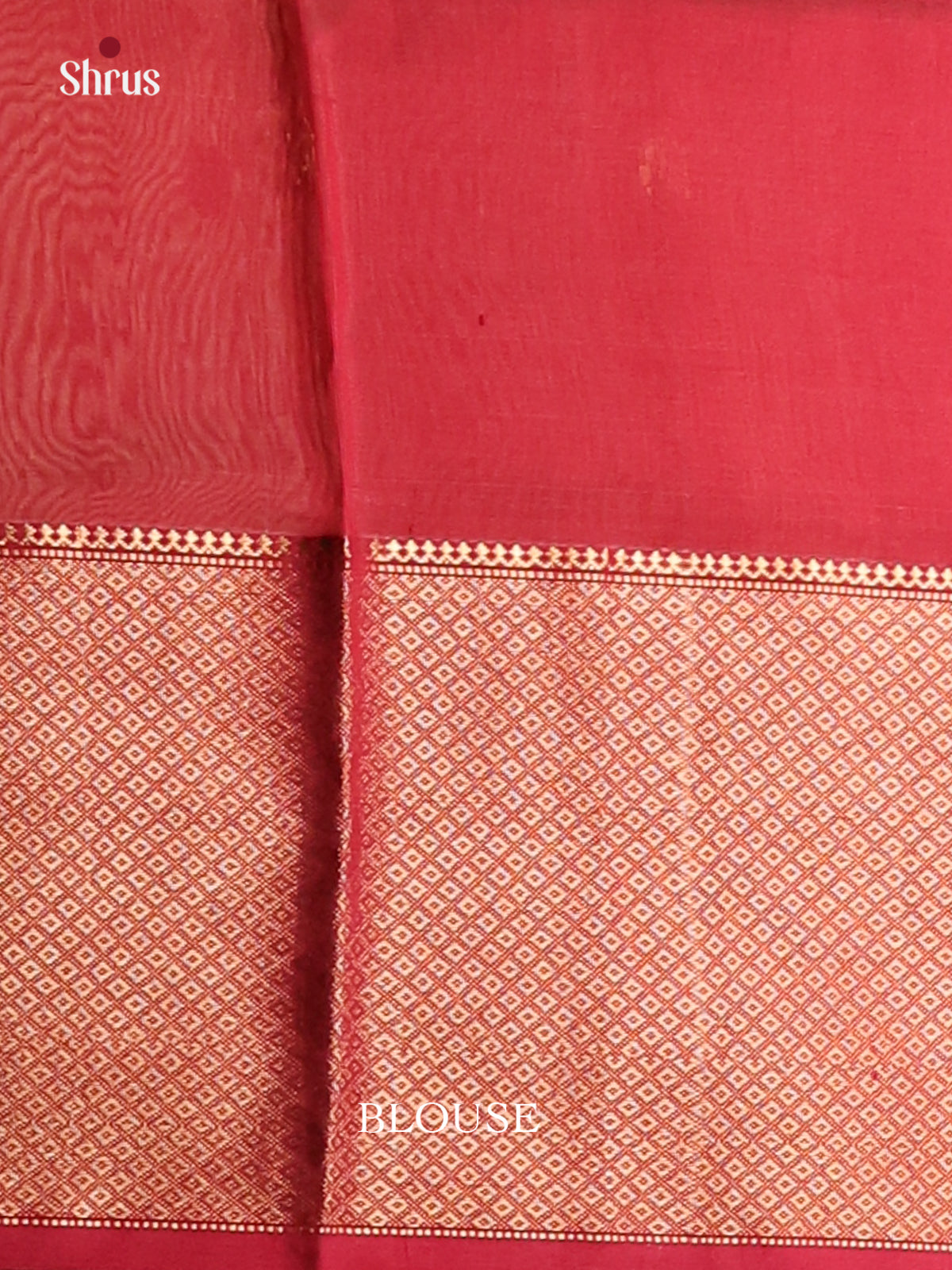 Grey & Maroon - Maheshwari silkcotton Saree