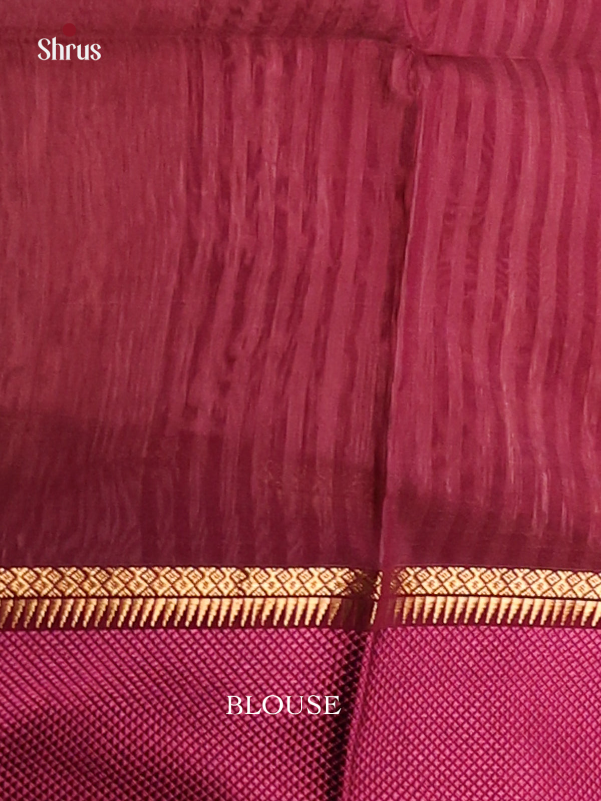 Onion Pink & Purple- Maheshwari silkcotton Saree
