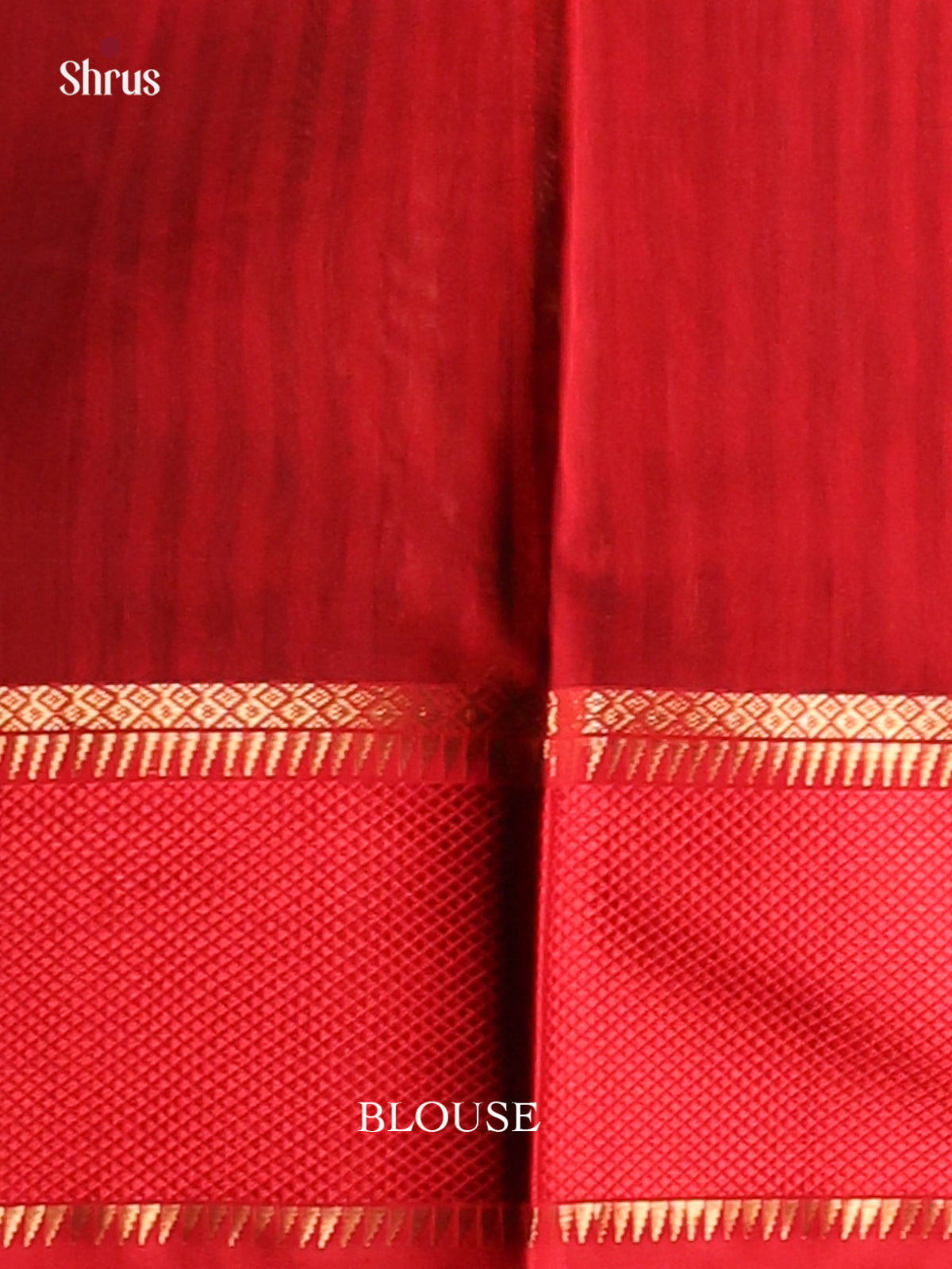 Black & Red - Maheshwari silkcotton Saree
