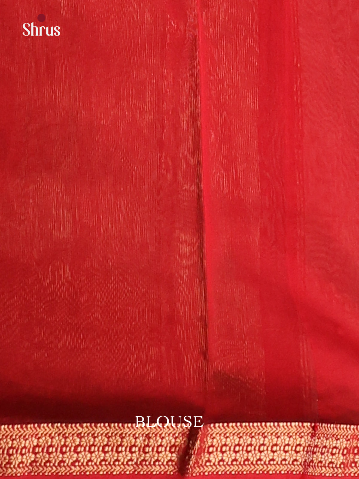 Grey & Red- Maheshwari silkcotton Saree