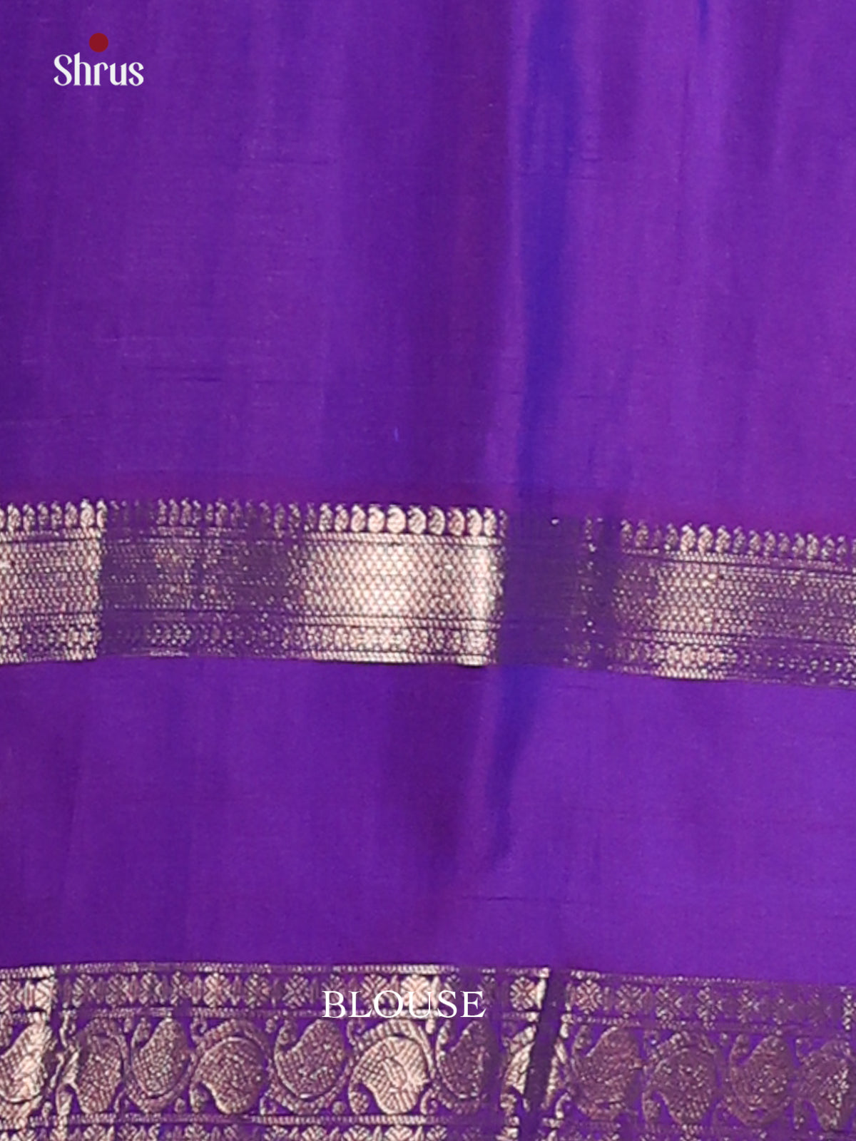 Regal Blue Vanasingaram zari brocade Soft Silk Saree with rettaipet Border