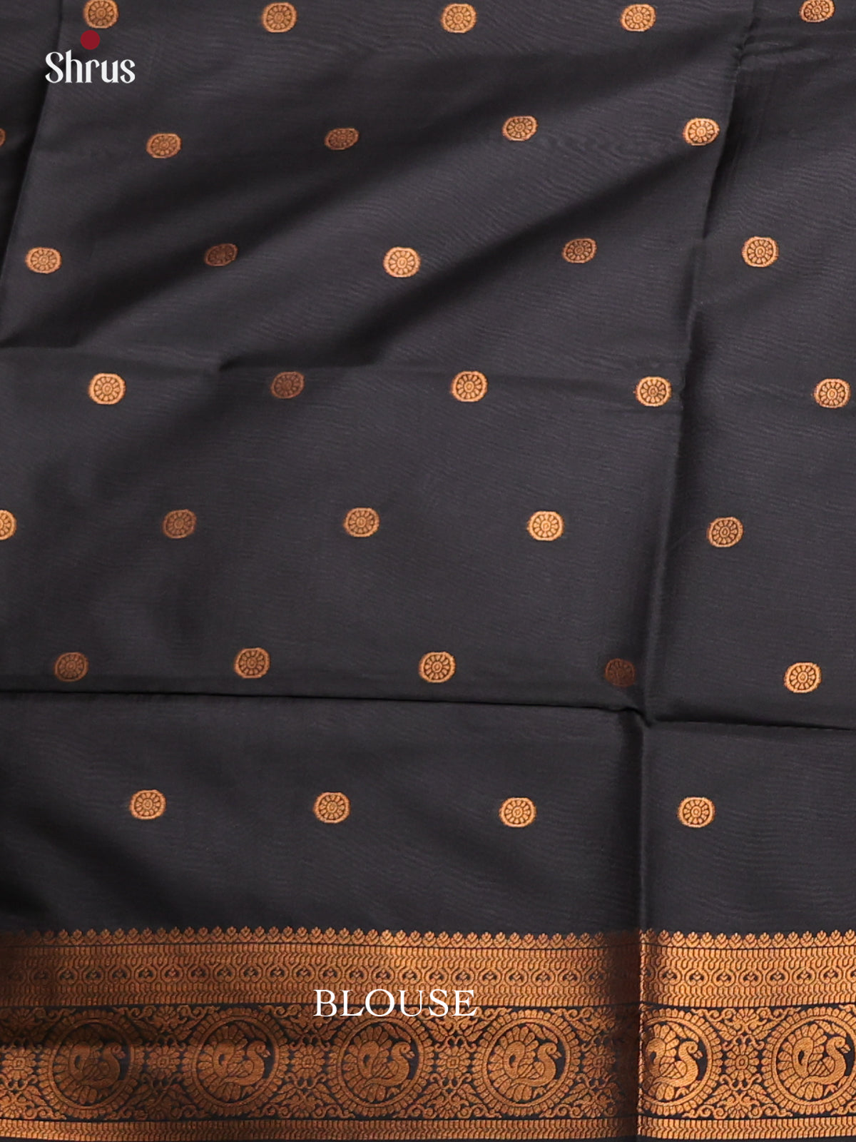 Black - Semi Softsilk Saree