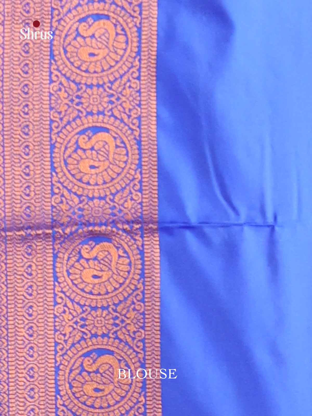 Blue- Semi Softsilk Saree