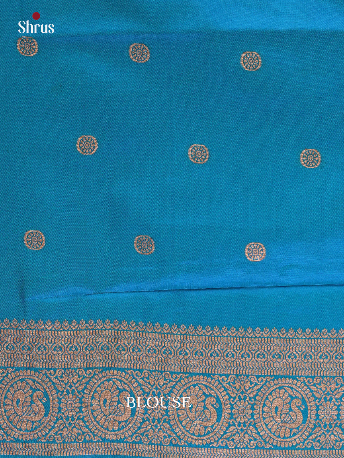 Blue - Semi Softsilk Saree