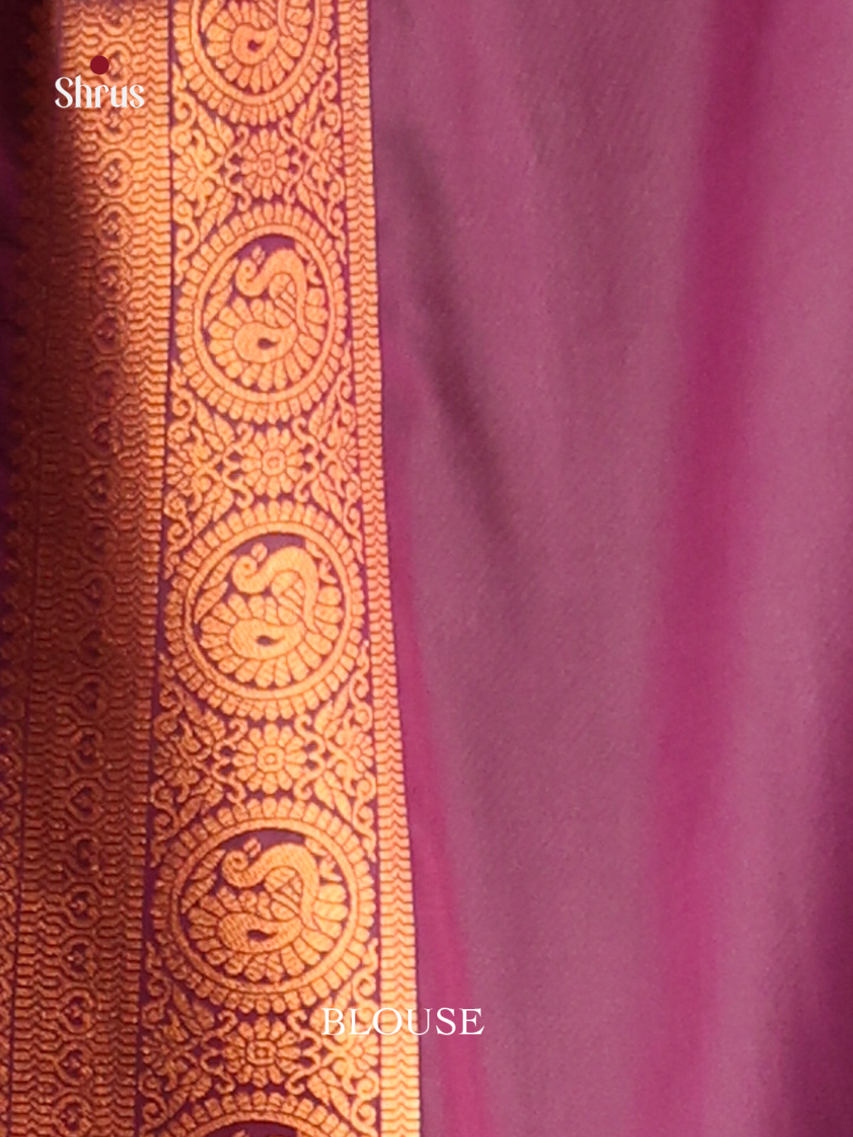 Purple - Semi Softsilk Saree