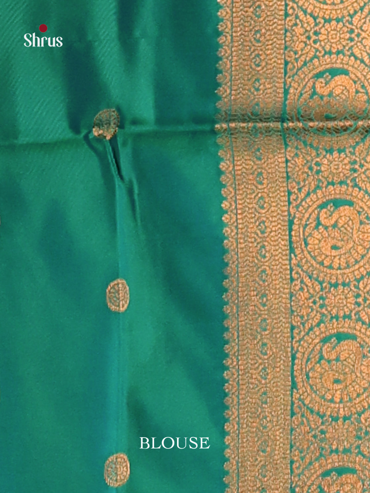 Green - Semi Softsilk Saree - Shop on Shrus.com