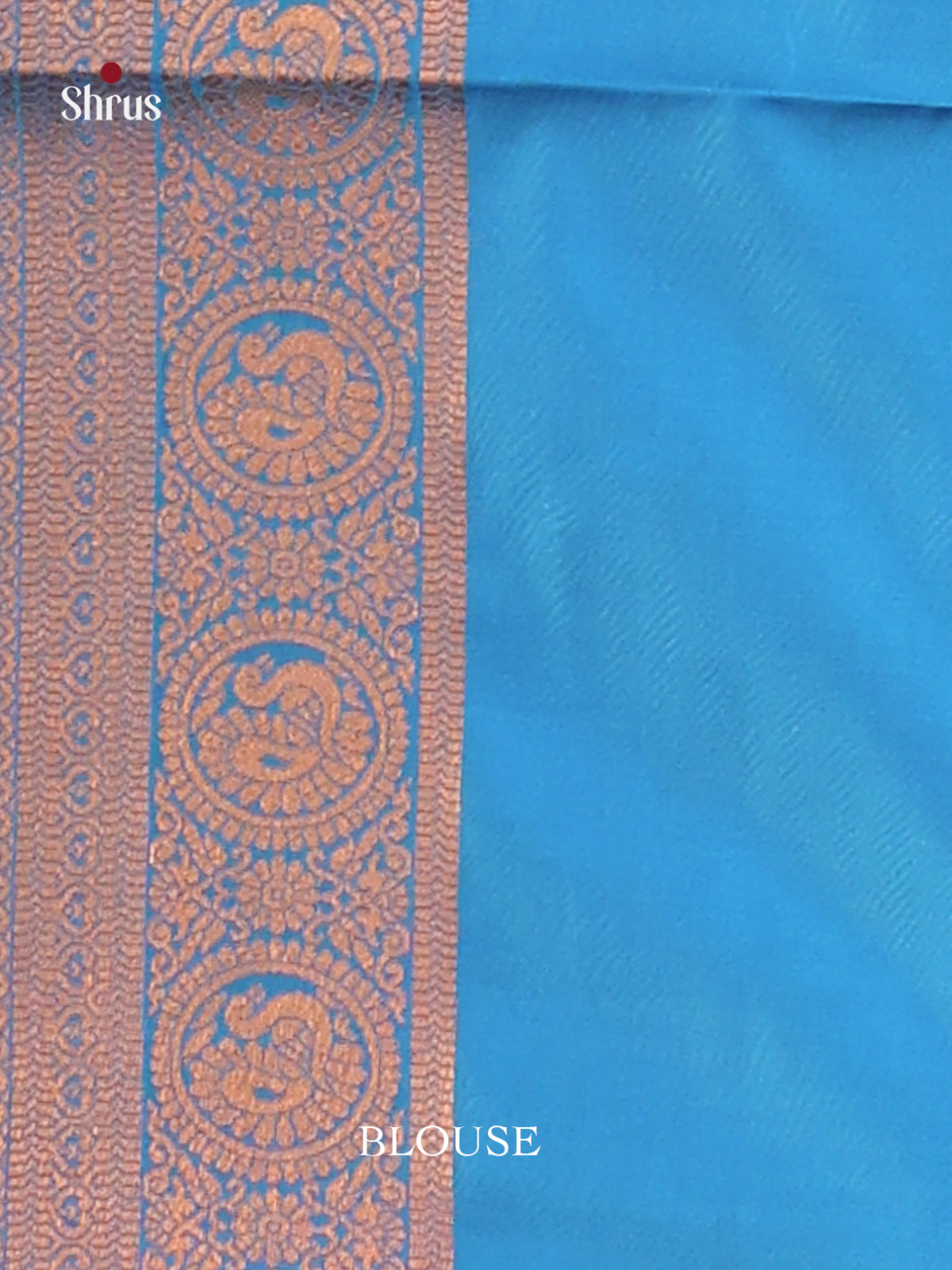Blue - Semi Softsilk Saree