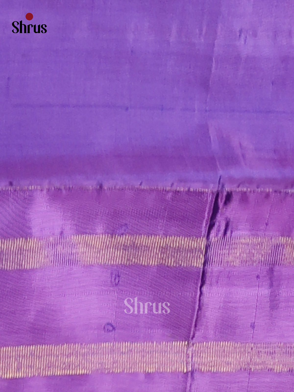 Dark Mustard & Violet - Banana Pith Saree - Shop on Shrus.com