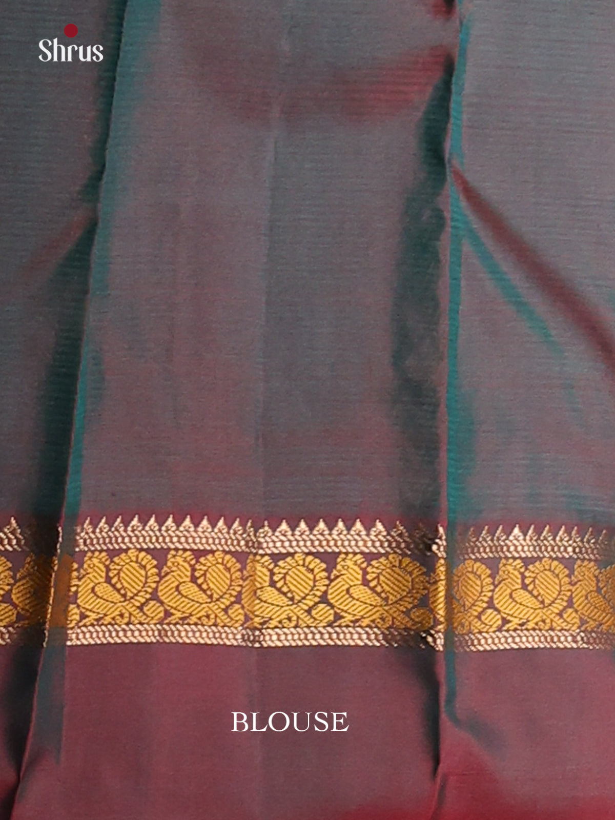 Vibrant Blue Kanchipuram silk Saree with rich woven pallu