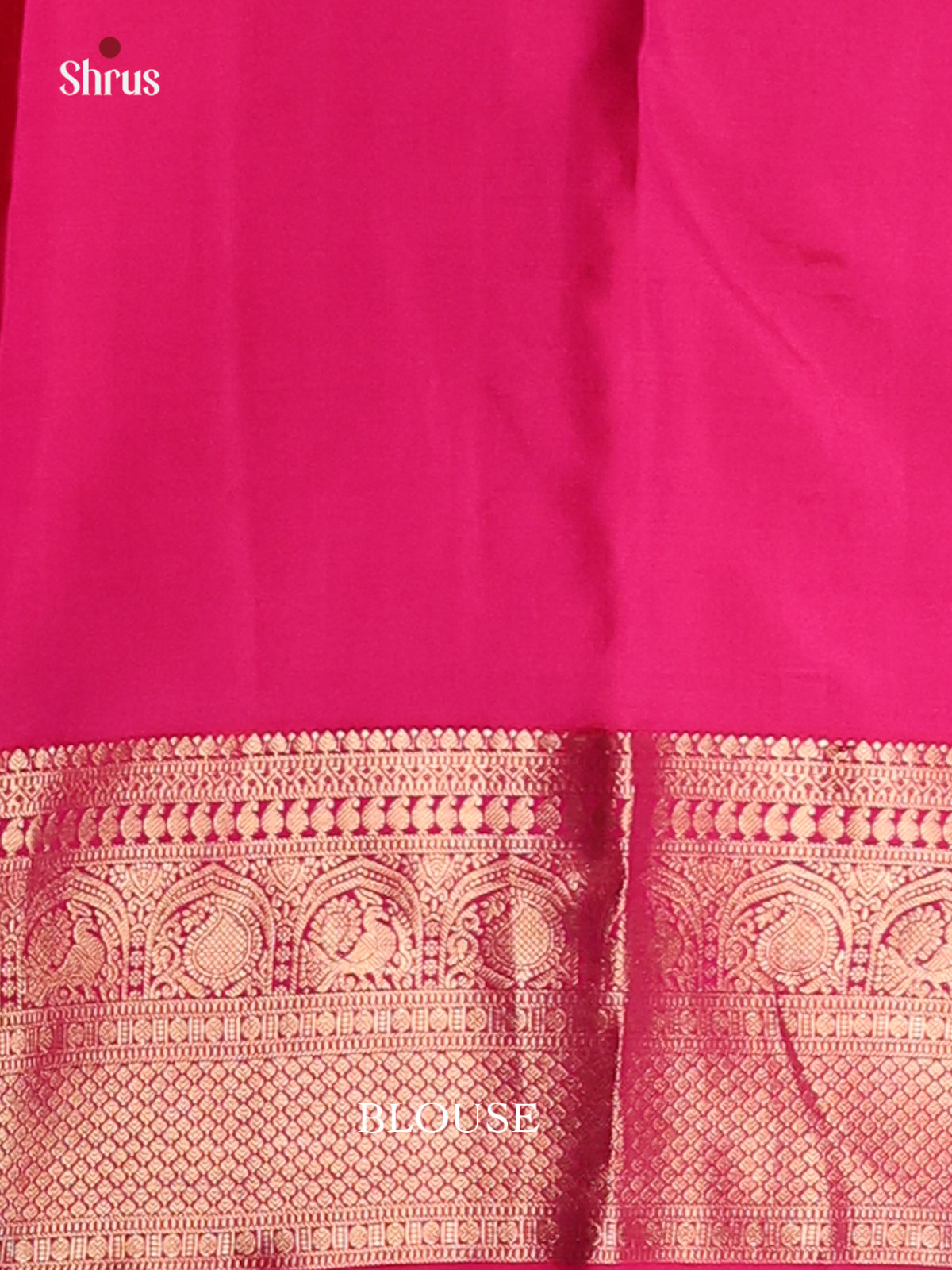 Double Shaded Purple Kanchipuram silk Saree with rich brocade pallu-2