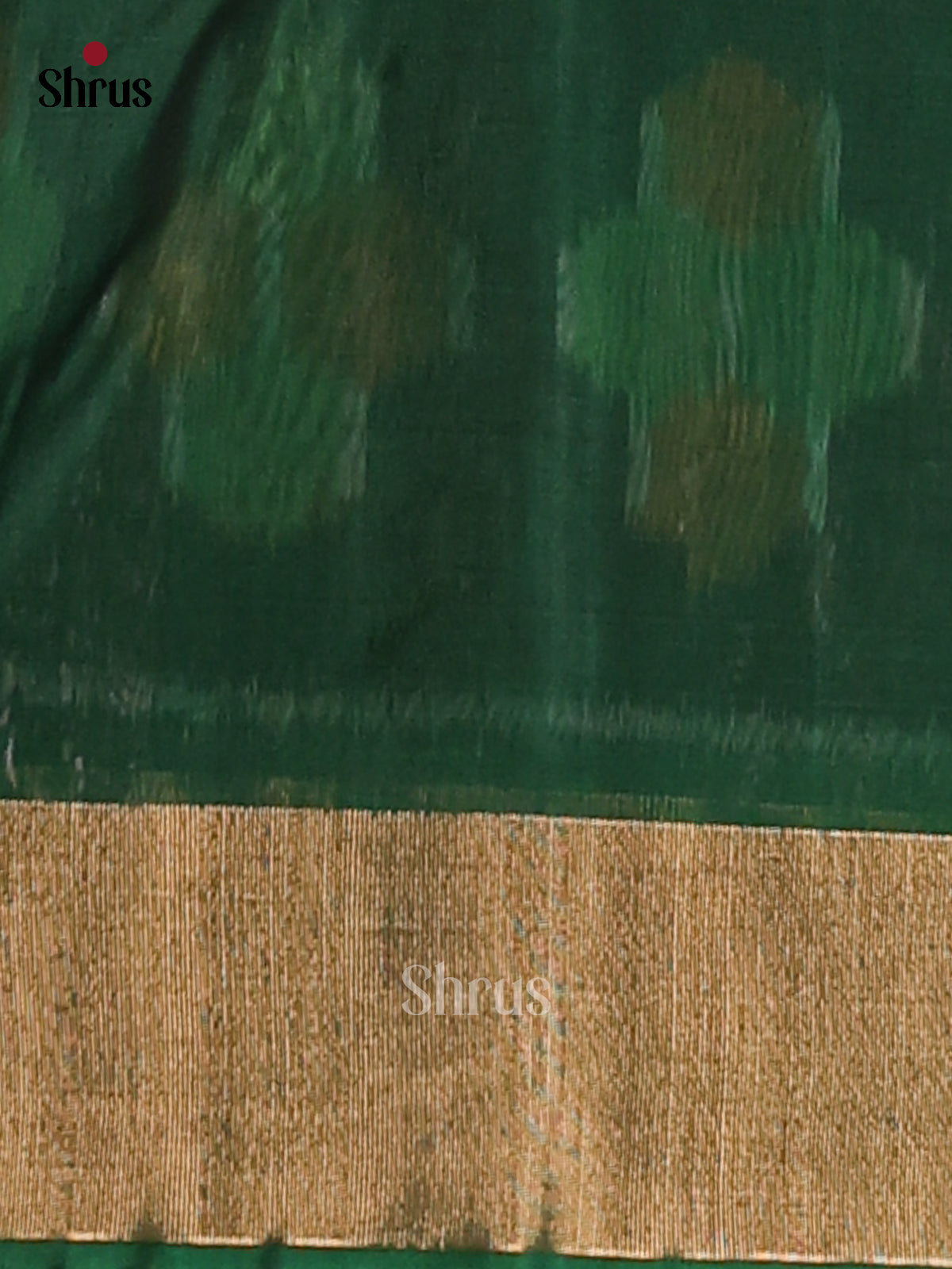 Maroon & Green - Pochampally sico Saree - Shop on Shrus.com