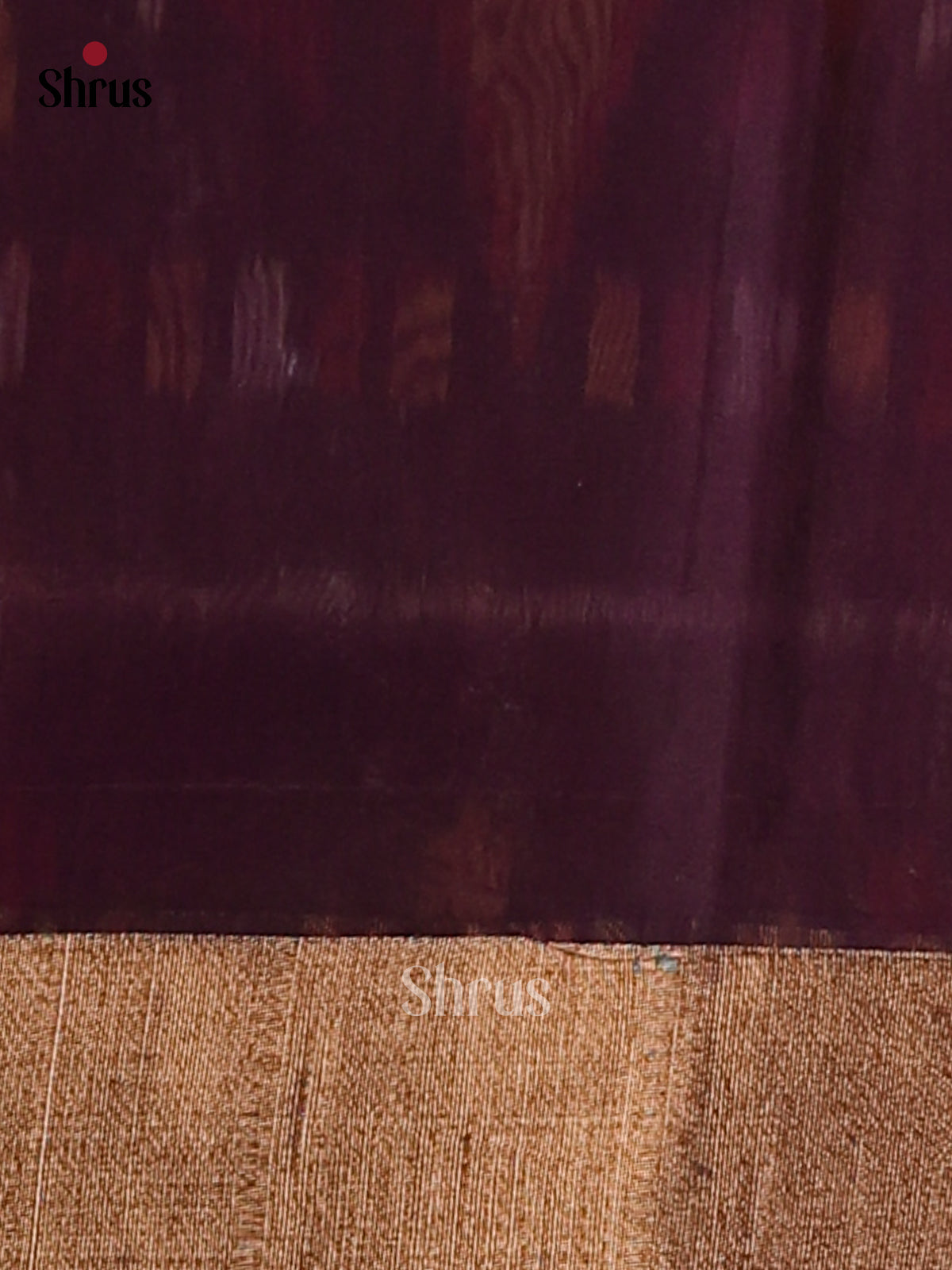 Orange & Violet - Pochampally sico Saree - Shop on Shrus.com
