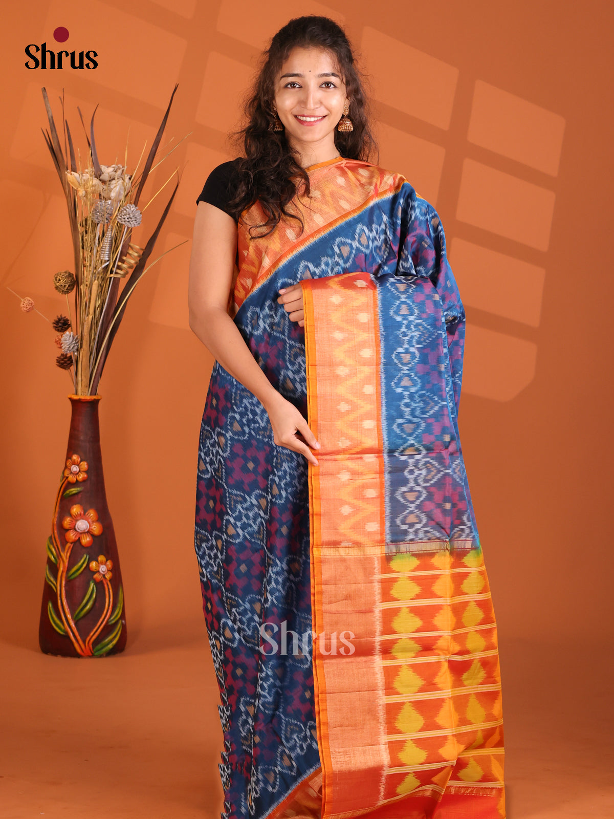DGS07034 - Pochampally sico Saree - Shop on Shrus.com
