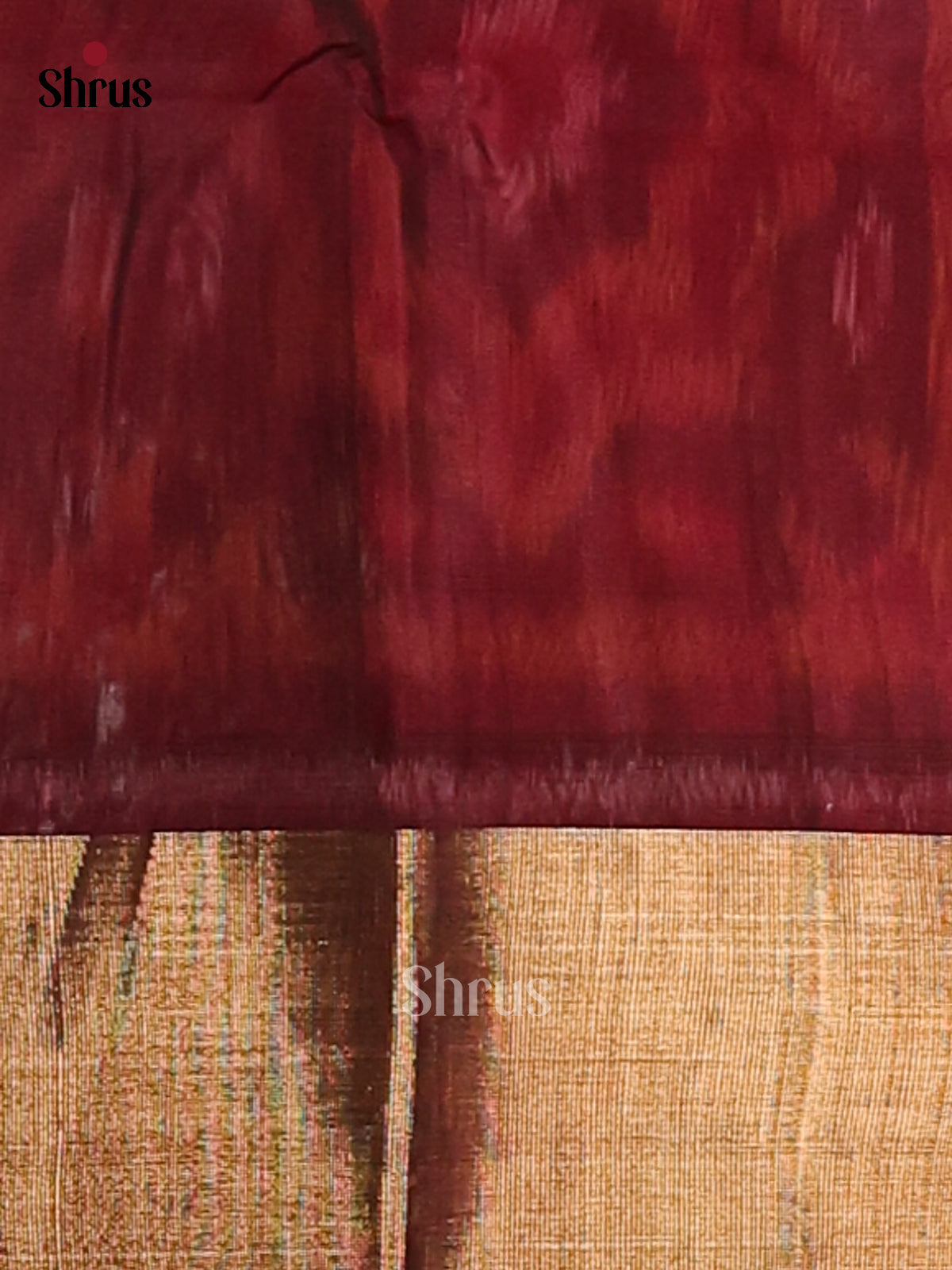 Mehandi Green & Maroon - Pochampally sico Saree - Shop on Shrus.com