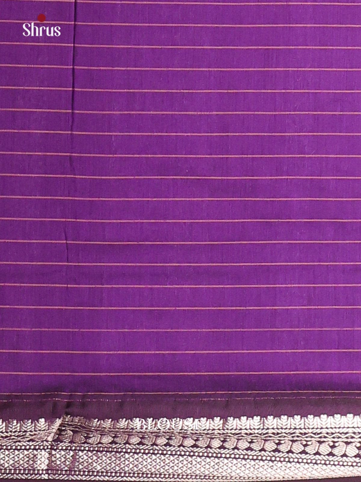 Maroon & Violet - Kalyani Cotton Saree