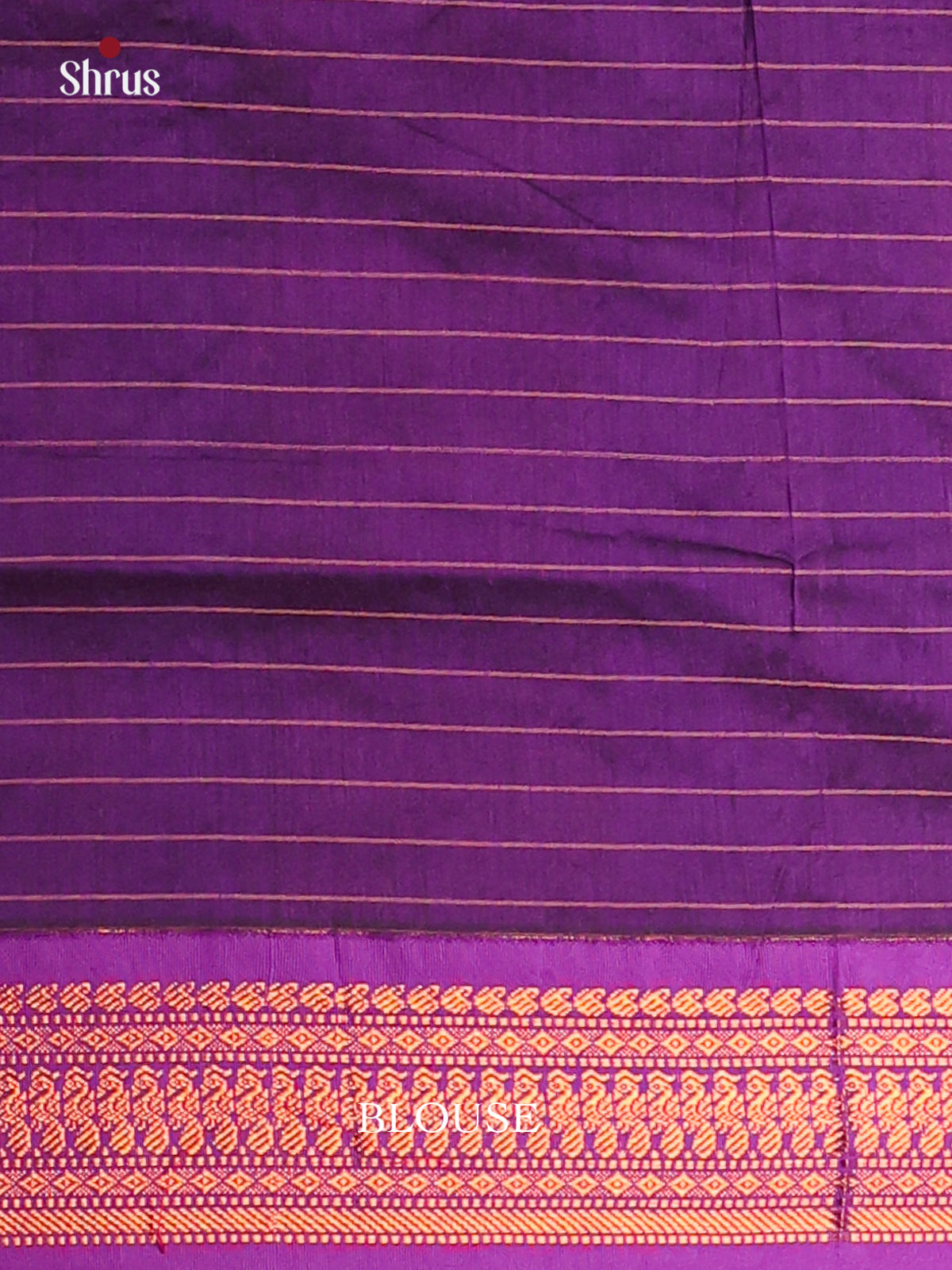 Maroon & Violet- Kalyani Cotton Saree