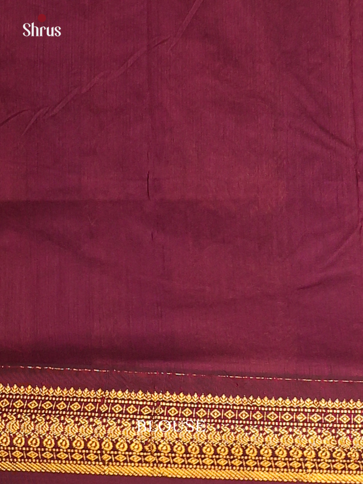 Mustard & Purple - Kalyani Cotton Saree - Shop on Shrus.com