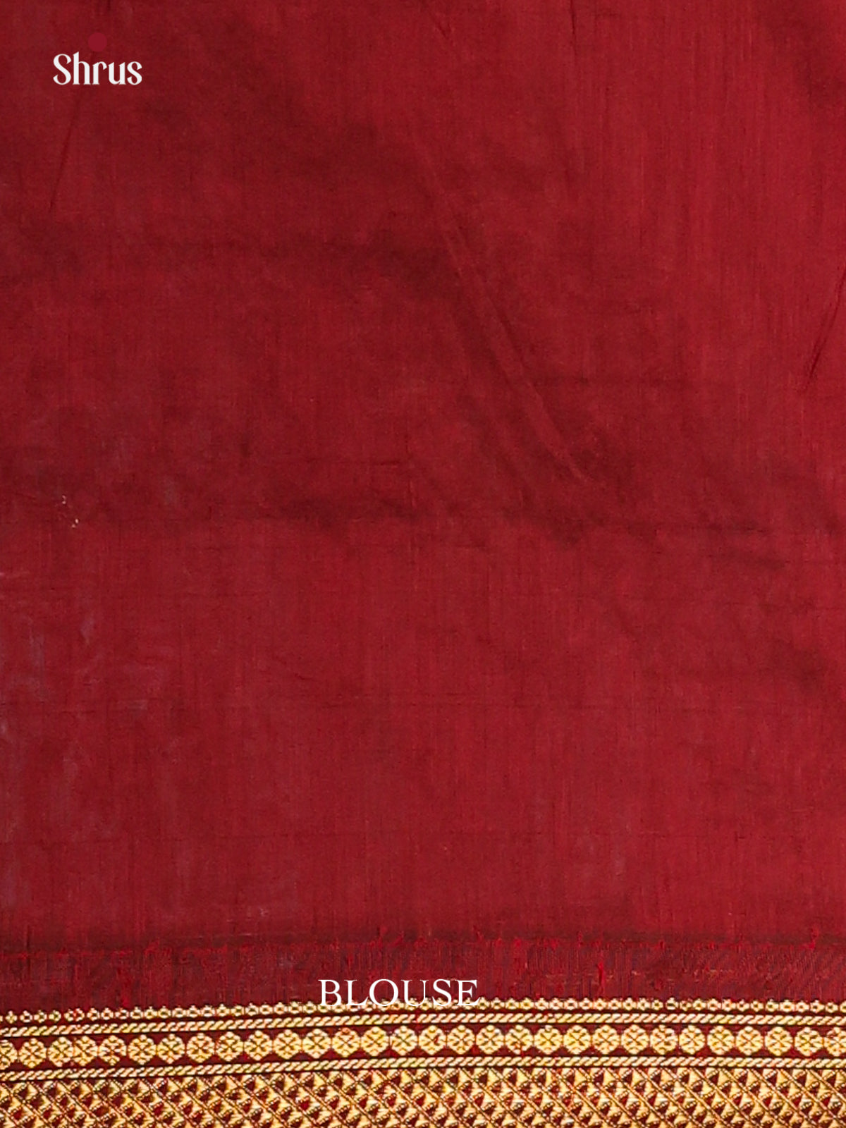 Grey & Maroon - Kalyani Cotton Saree - Shop on Shrus.com