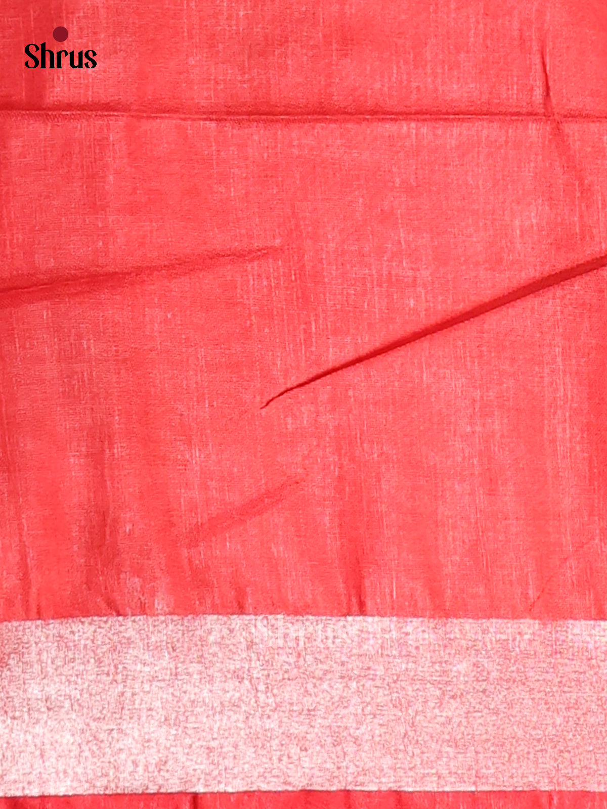 Pink & Red- Semi Ikkat Saree - Shop on Shrus.com