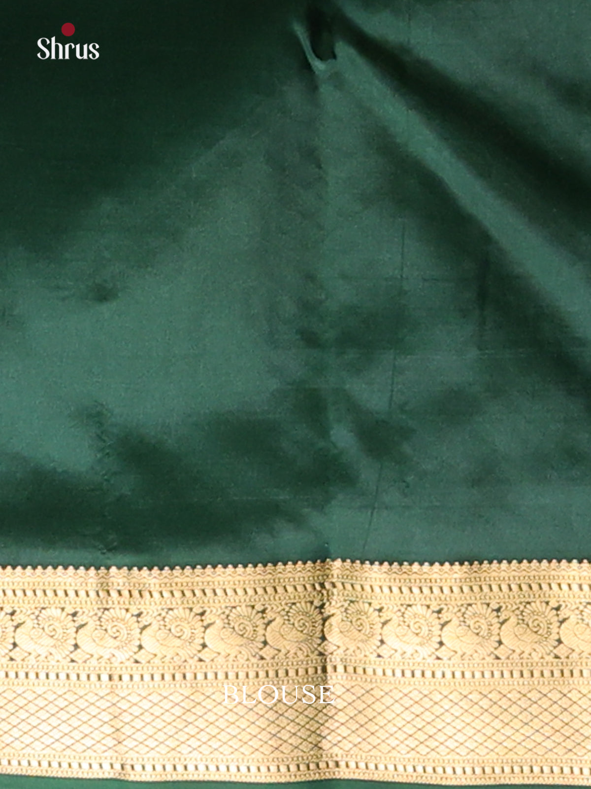 Orangish Pink & Green Kanchipuram silk Saree sizzles with gold zari peacock buttas-2