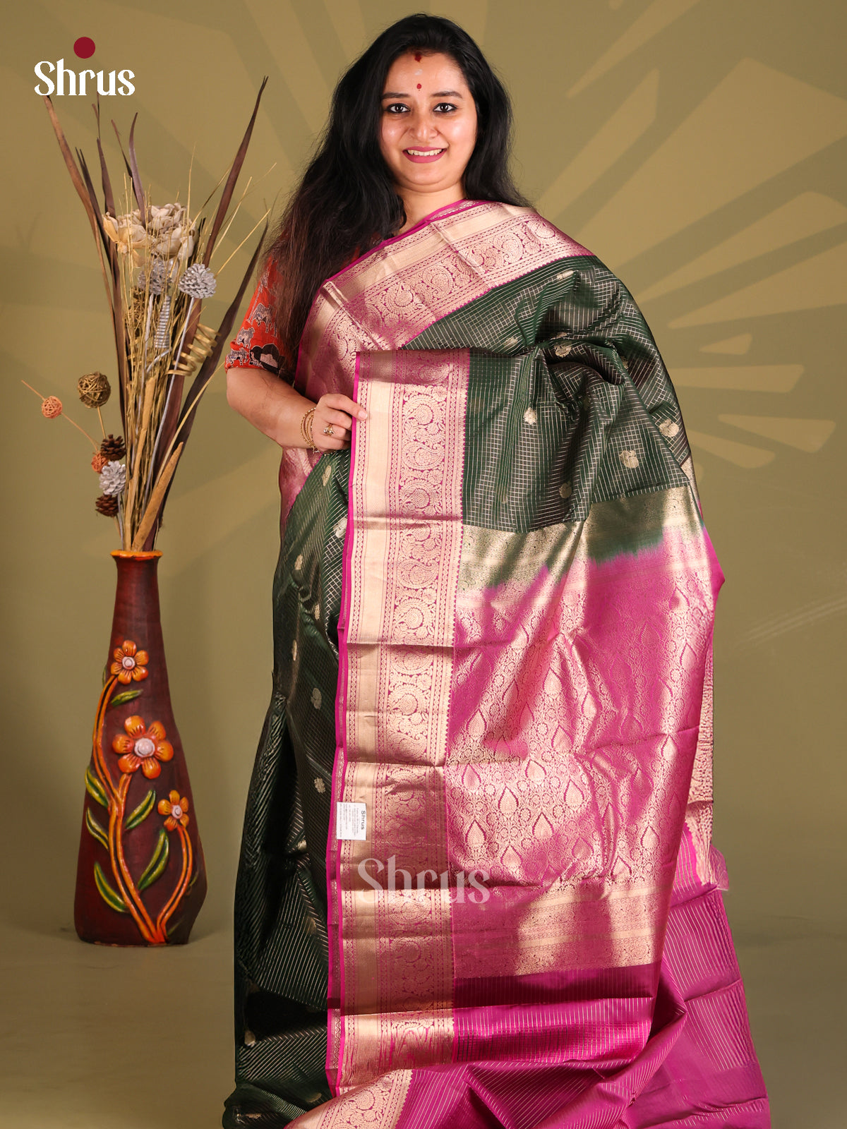 DGS11013 - Kanchipuram silk (HR) Saree
