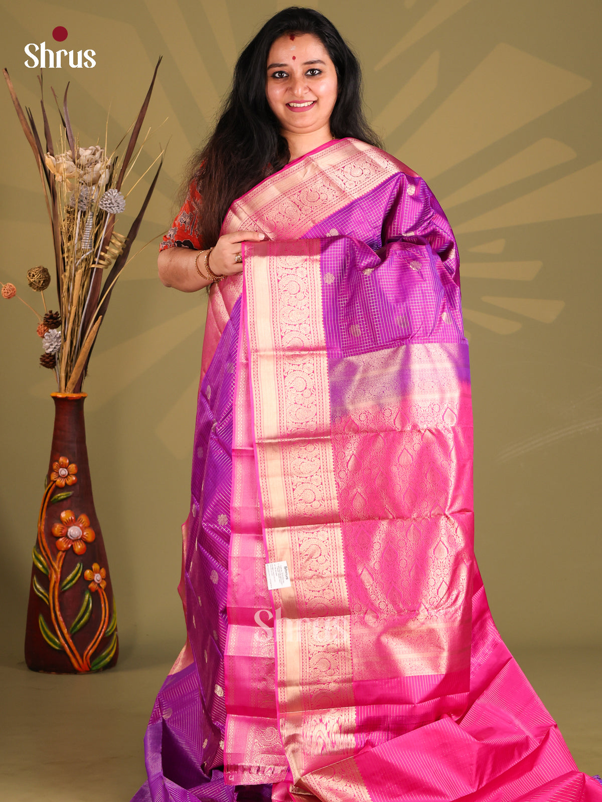 DGS11016 - Kanchipuram silk (HR) Saree