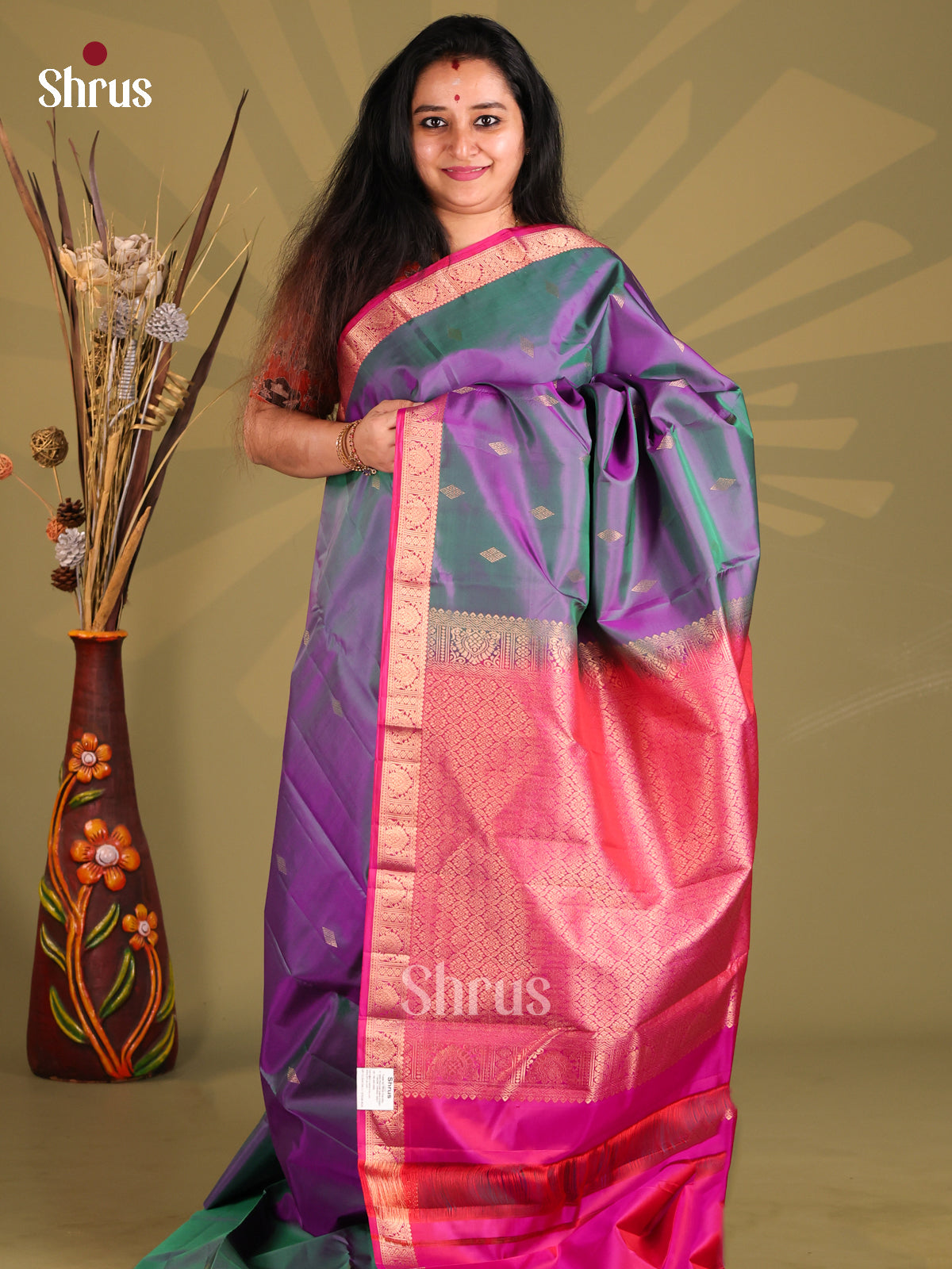 DGS11033 - Kanchipuram silk (HR) Saree