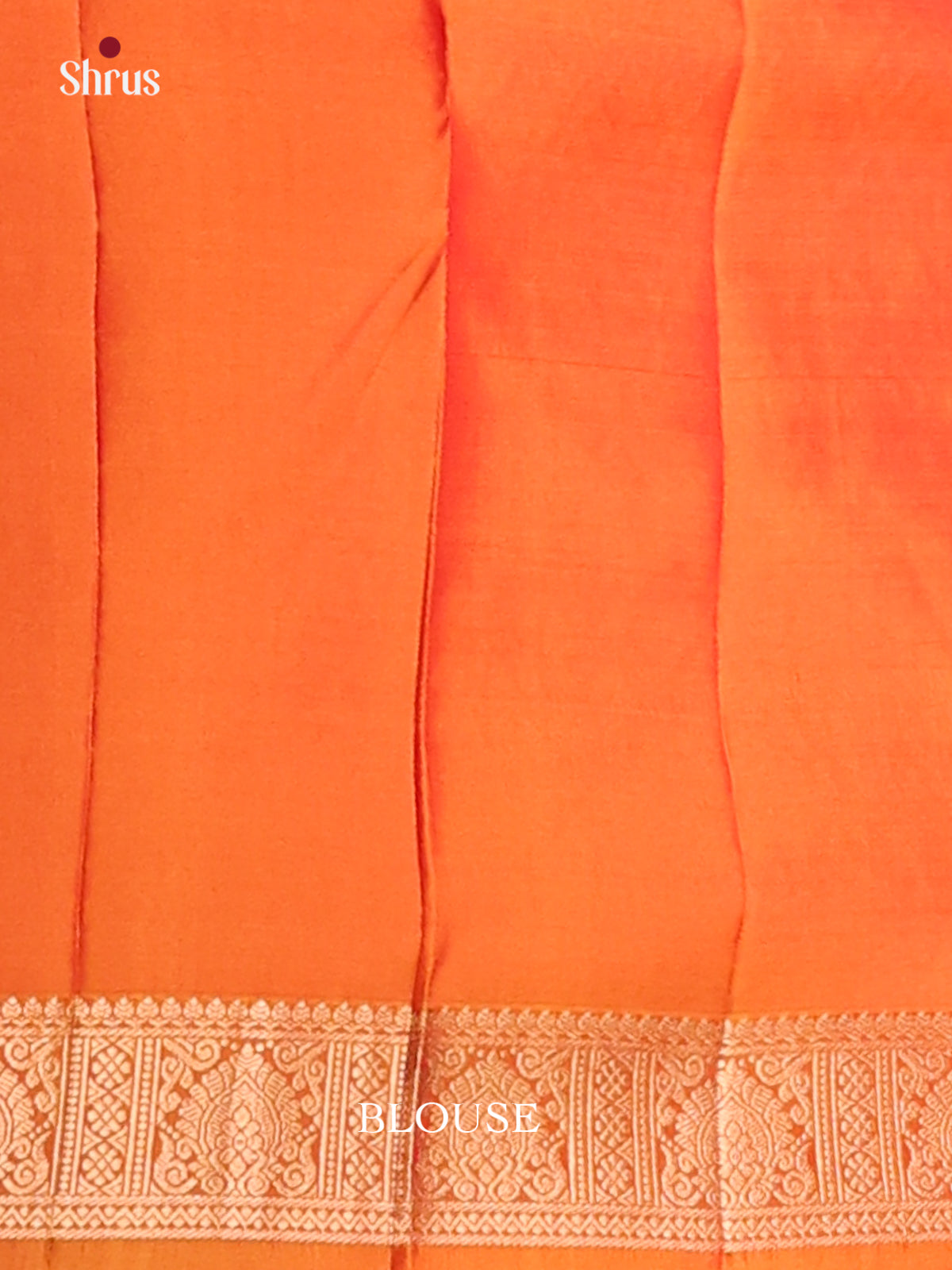 Classy Red Kanchipuram silk Saree gleams with gold zari floral buttas-2